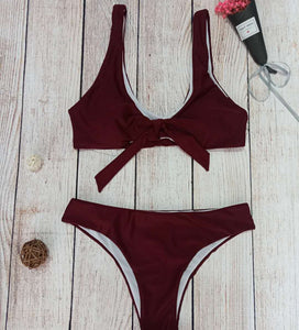 2 Piece Tied Knot Swimsuit