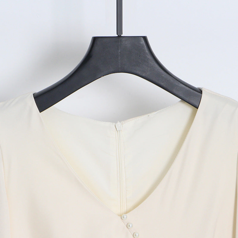 Celebrity Style Apricot Beaded Long Dress