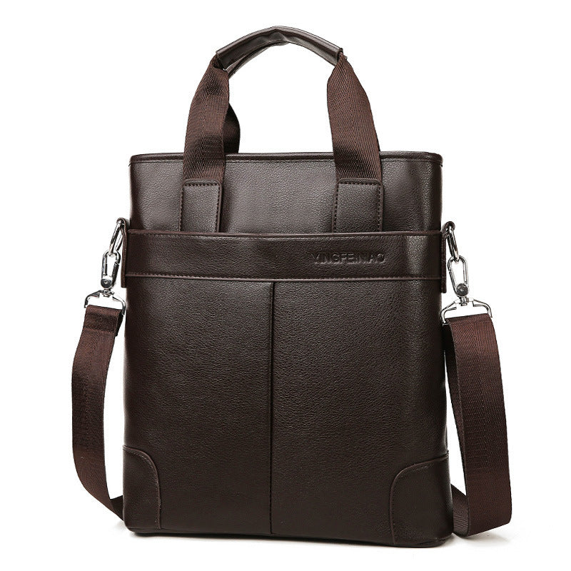 Men's Portable Crossbody Shoulder Briefcase