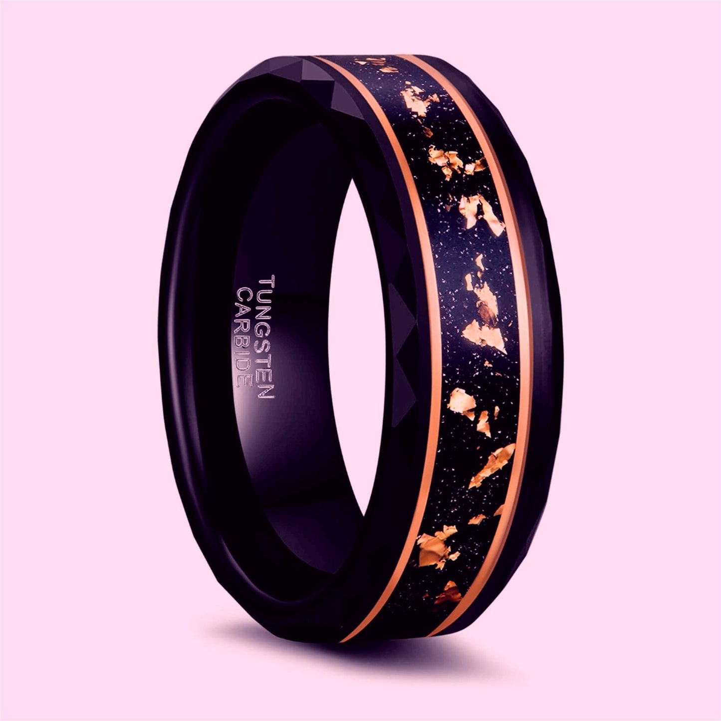 Irregular Gravel Niche Men Jewelry Ring