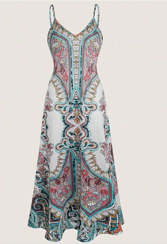 Allover Print Cami Dress