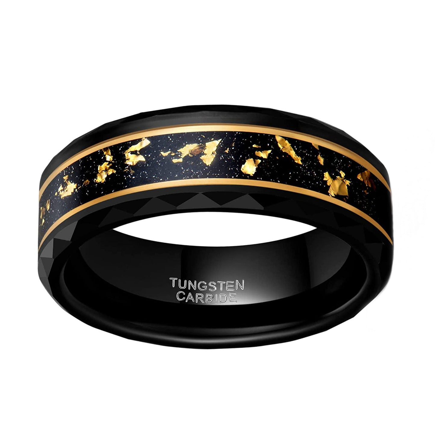 Irregular Gravel Niche Men Jewelry Ring