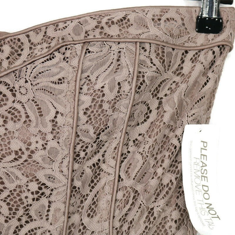 Eva Mendez Strapless Lace Cocktail Dress Size 8