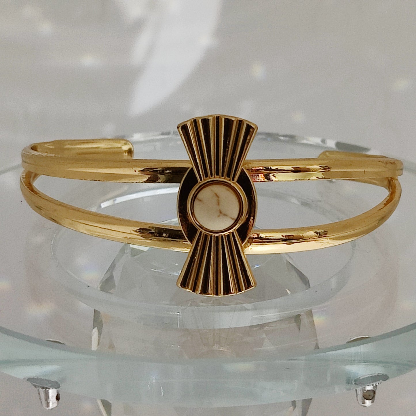 Tribal Navajo Stretch Vintage Crystal Leather Bracelets