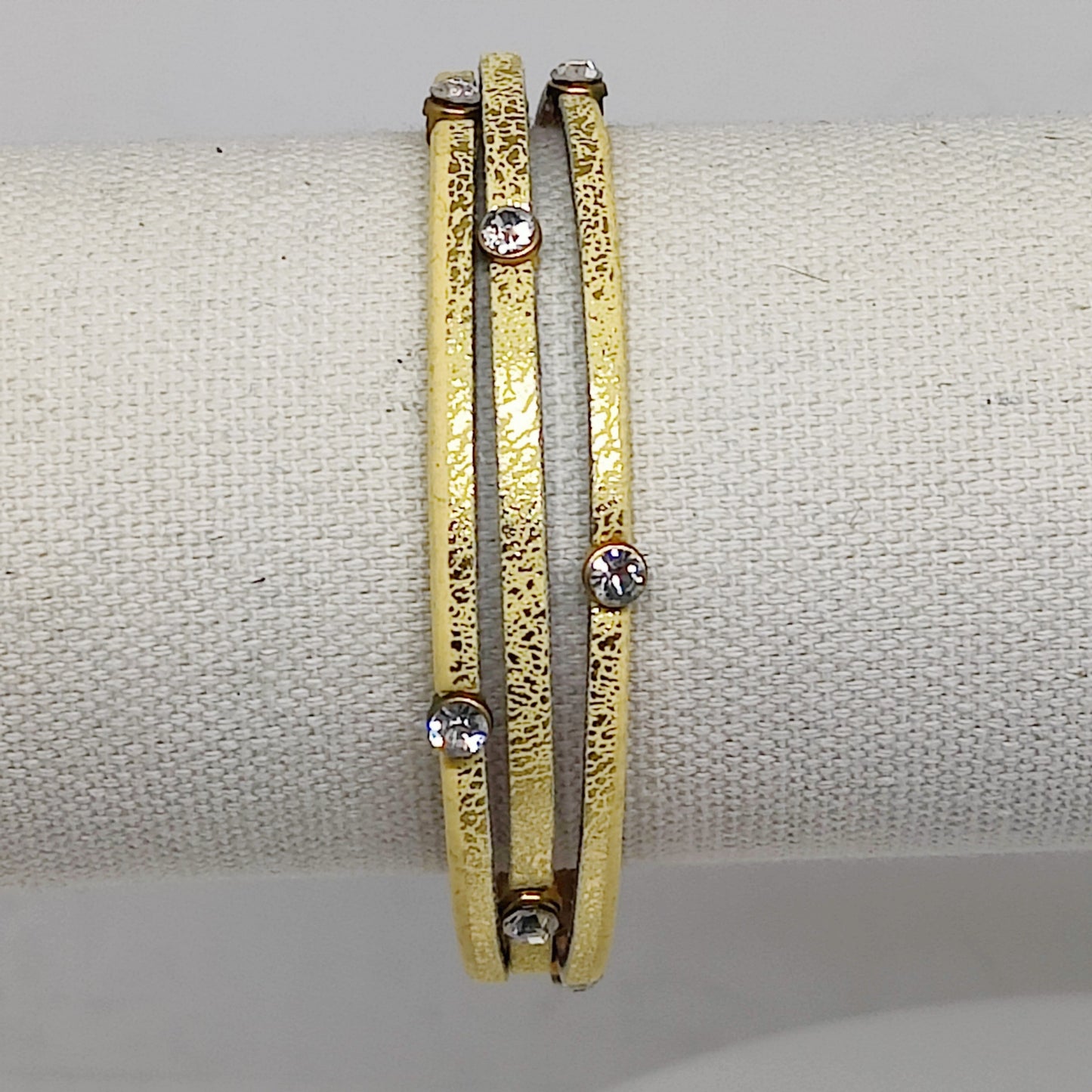 Tribal Navajo Stretch Vintage Crystal Leather Bracelets