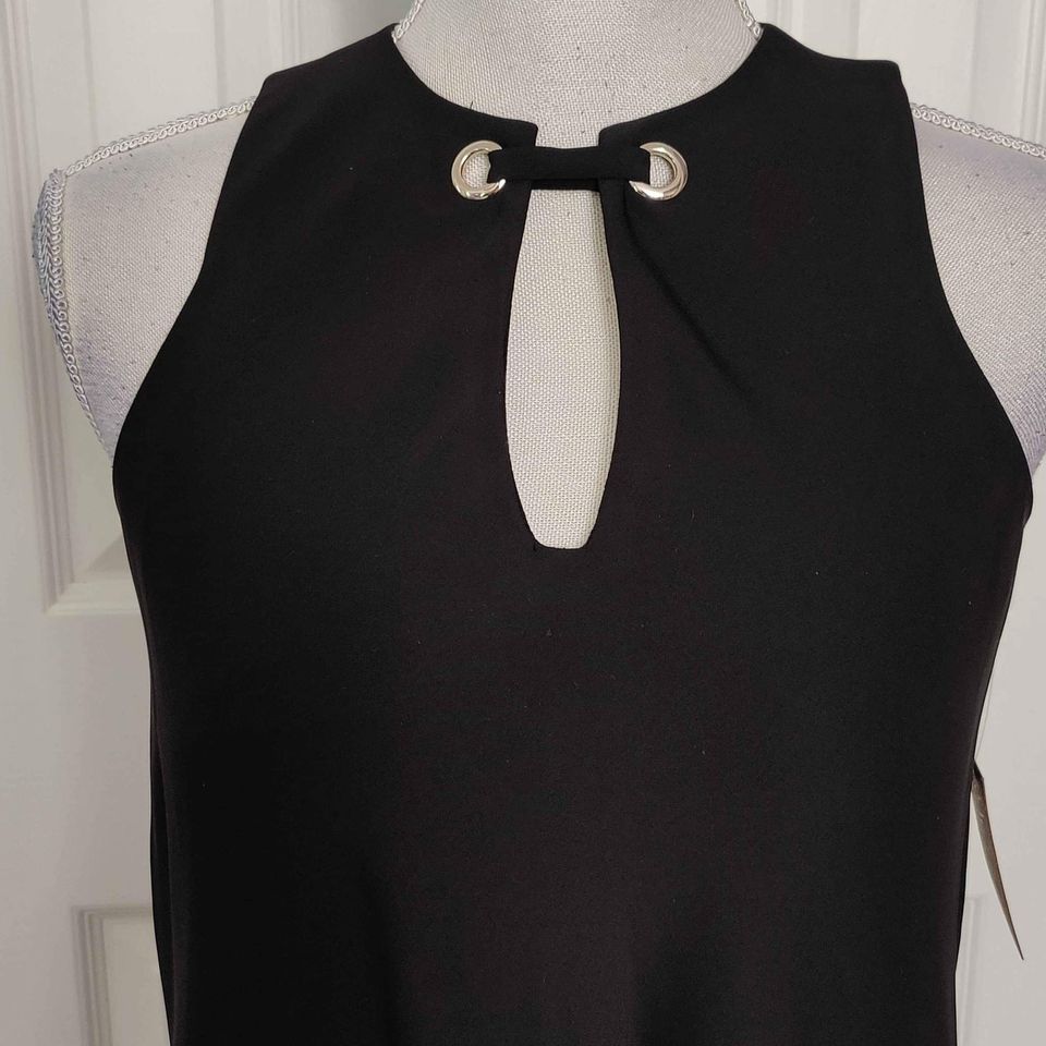 Rachel Roy NWT Sleeveless High-low Keyhole Dress with Pockets Sz XS/S