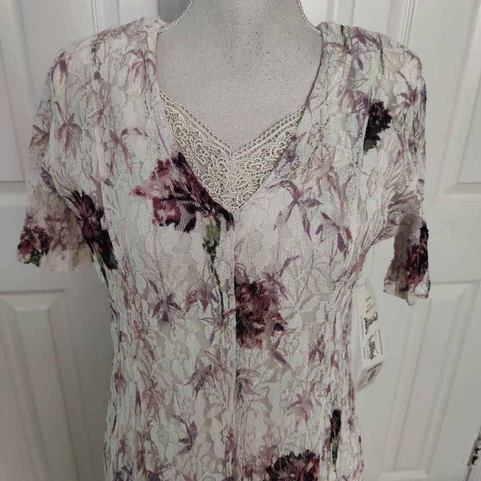 Women's Short Sleeve Long Summer Dress Size Medium NWT