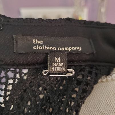 Black Sleeveless Crochet Knit Bodycon Women's Dress