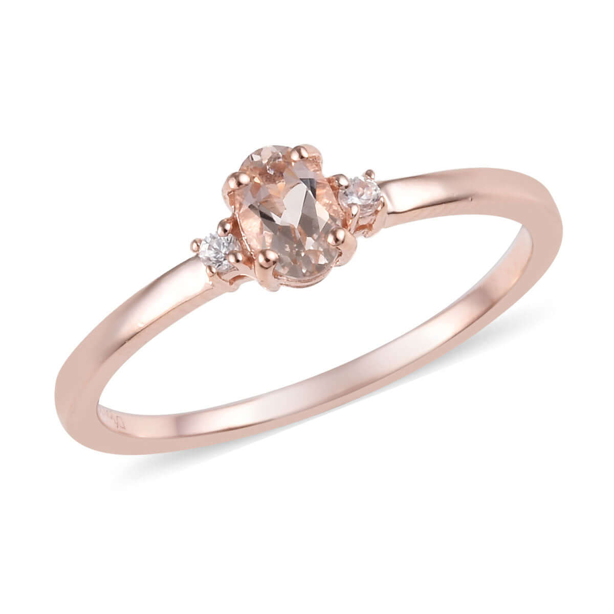 Premium Marropino Morganite Ring Size 9