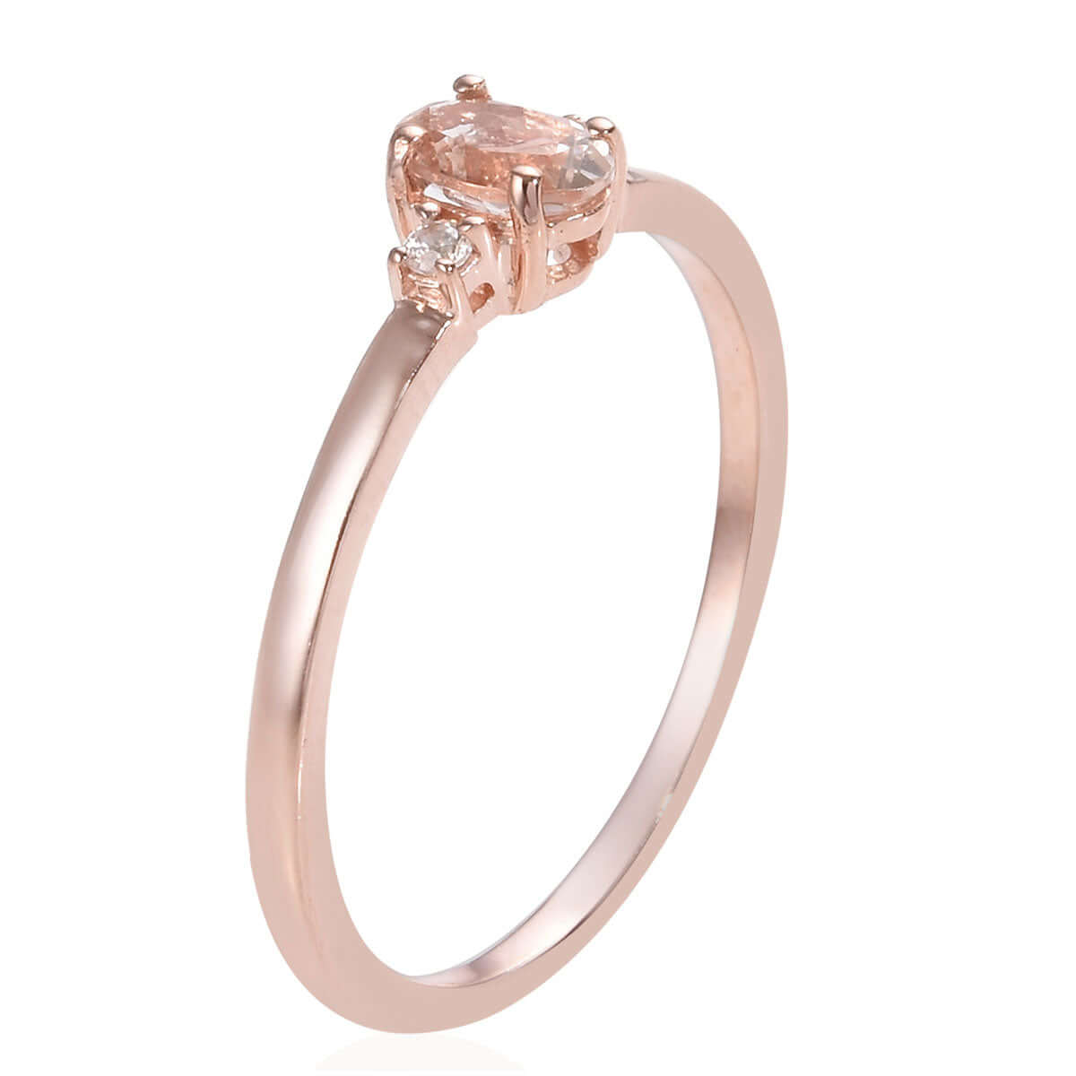 Premium Marropino Morganite Ring Size 9