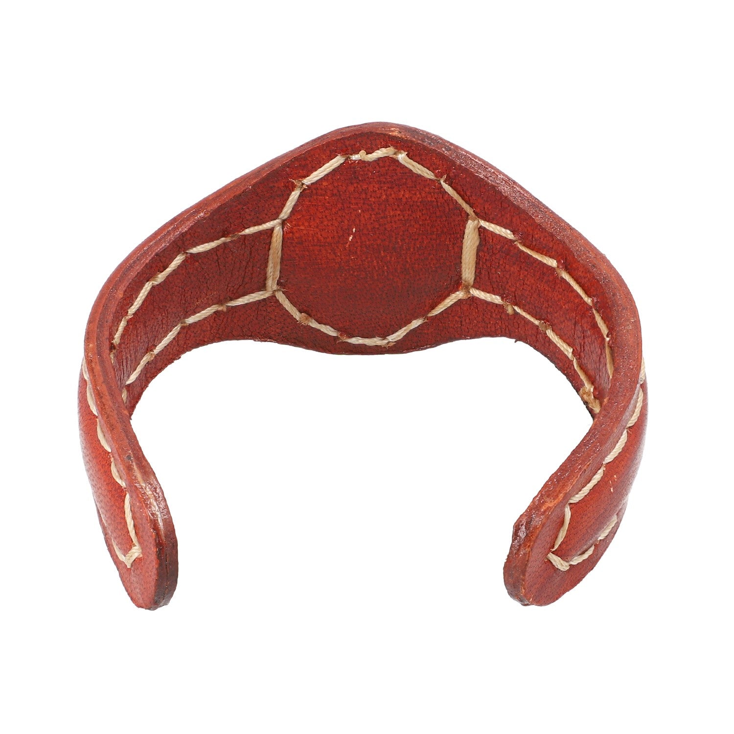 100% Genuine Leather Cuff Bracelet with South African Tiger's Eye