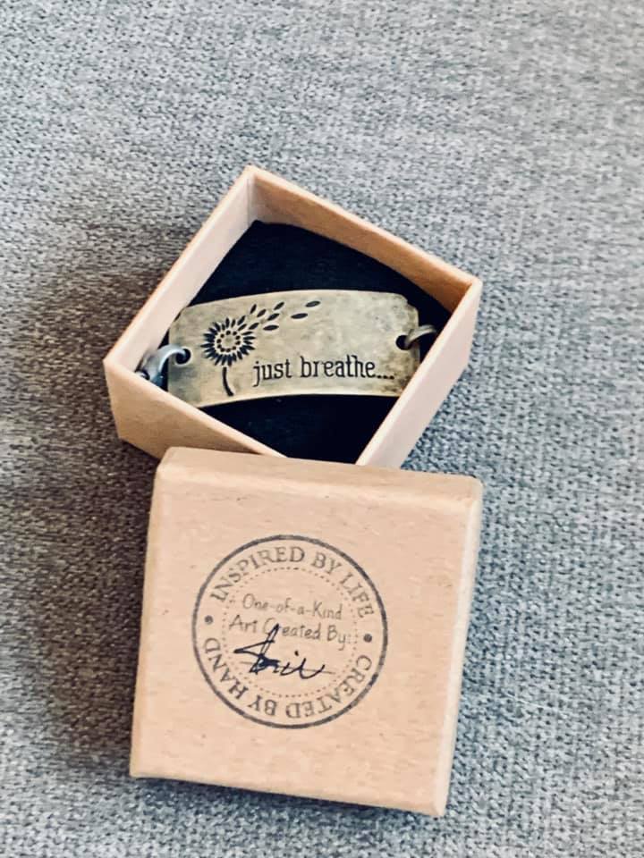 Metaelry Handmade Just Breath Bracelet