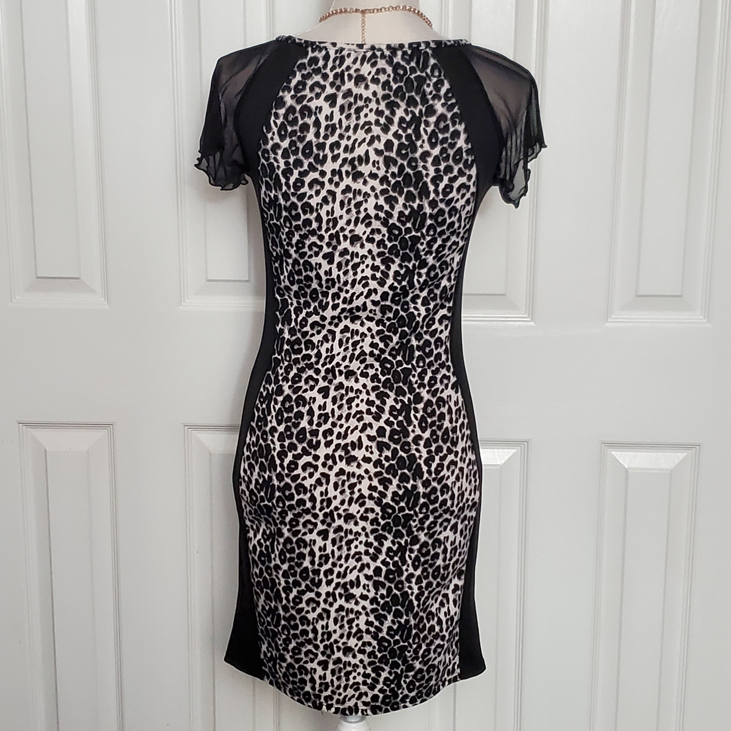 Cheetah Print Bodycon Dress Size Medium