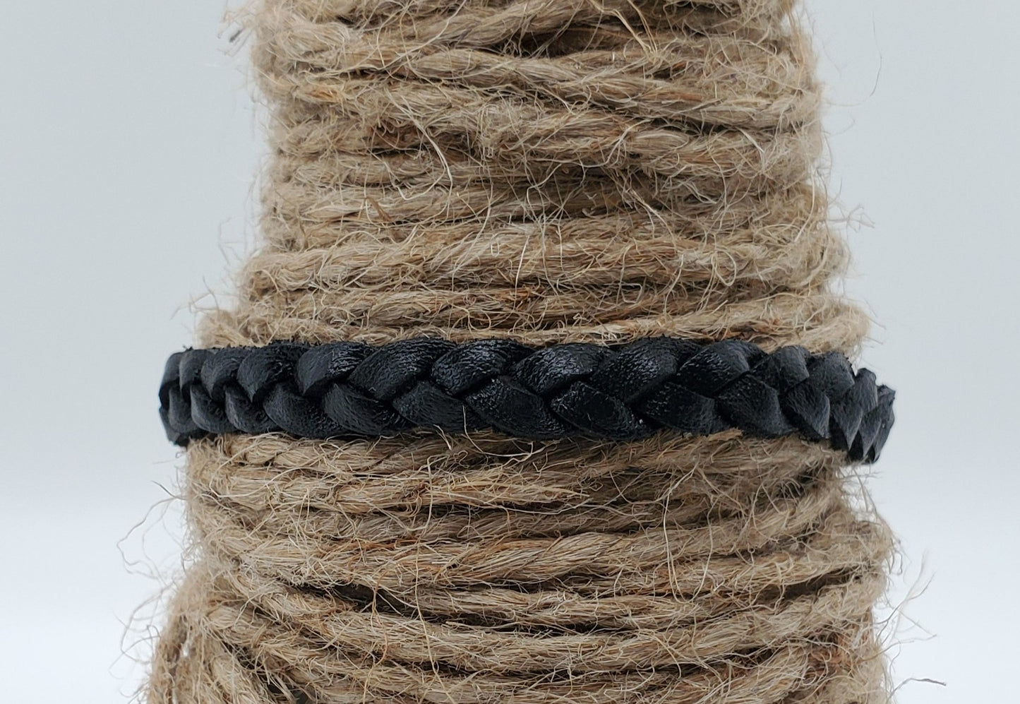 Handmade Cross Leather Bracelet