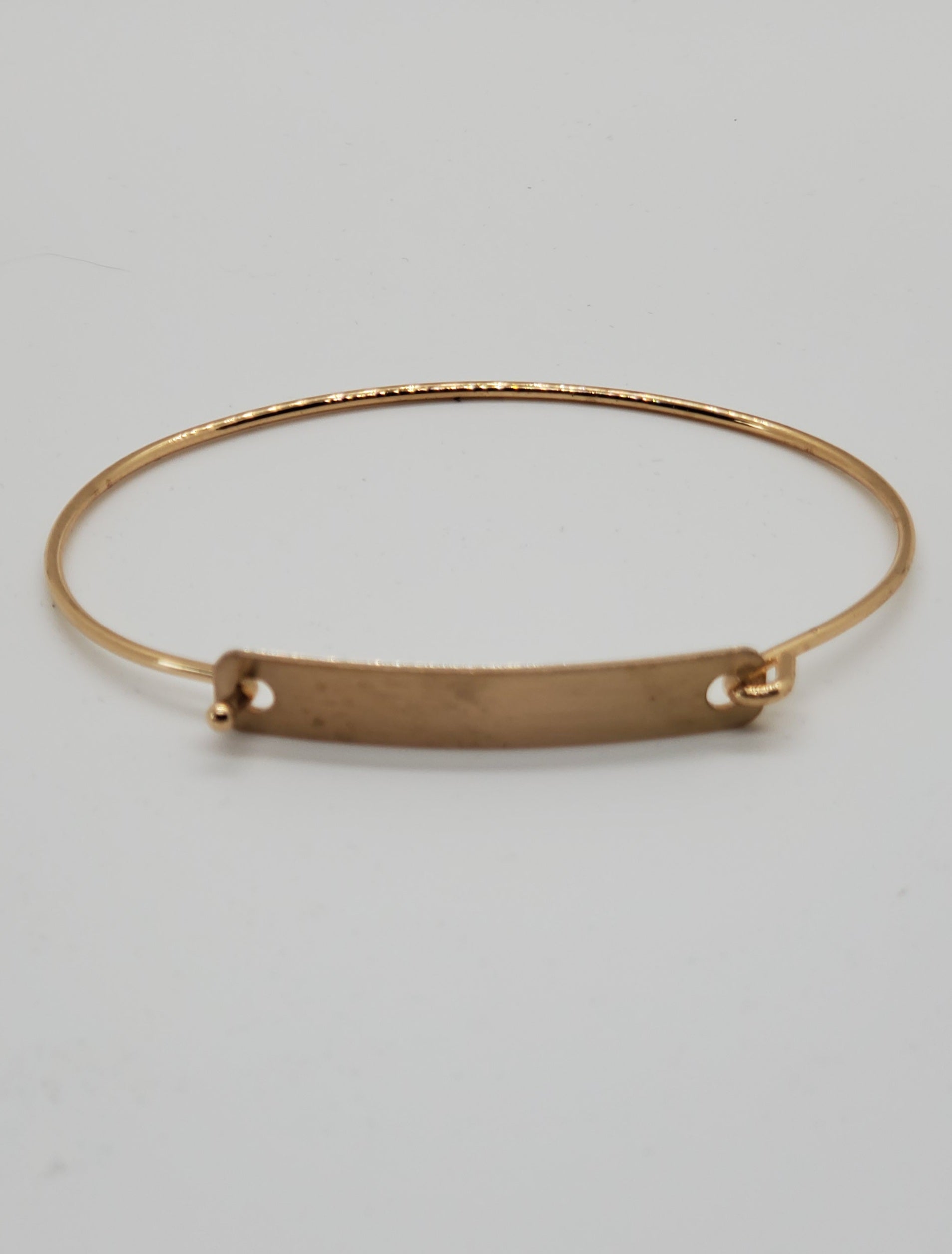 Handmade Engravable Bangle Bracelet