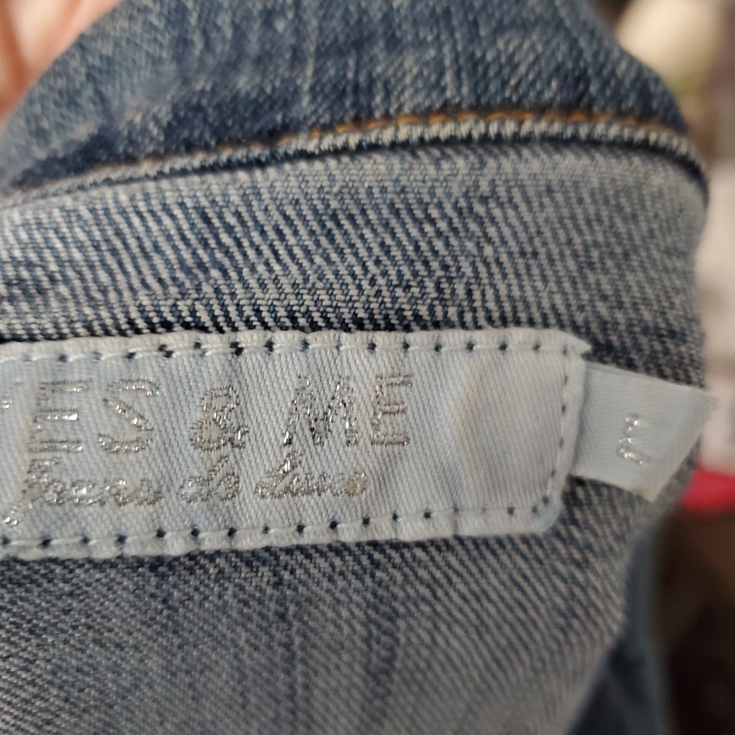 Ladies Stylish Denim Jacket Size Large