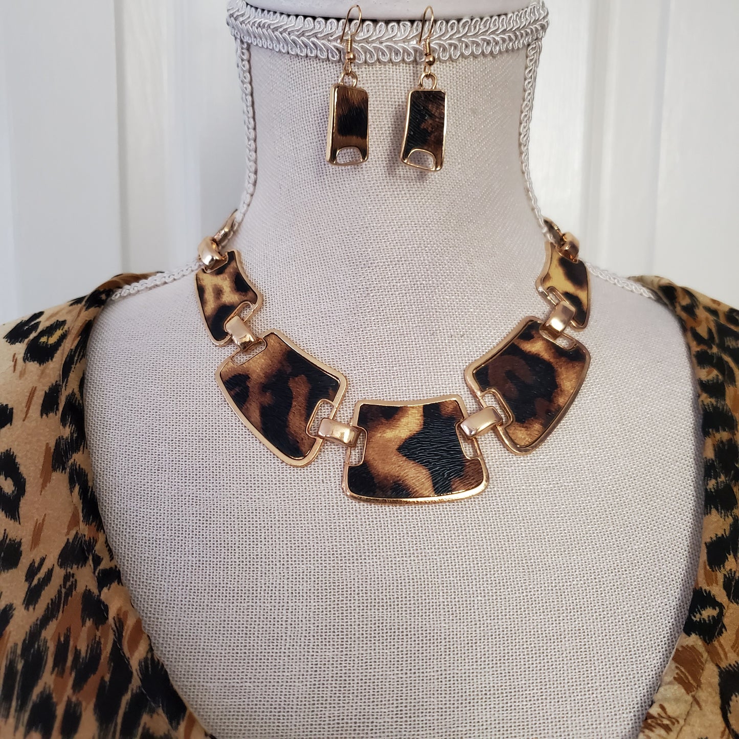 Leopard Print Sheath Dress by Dressbarn
