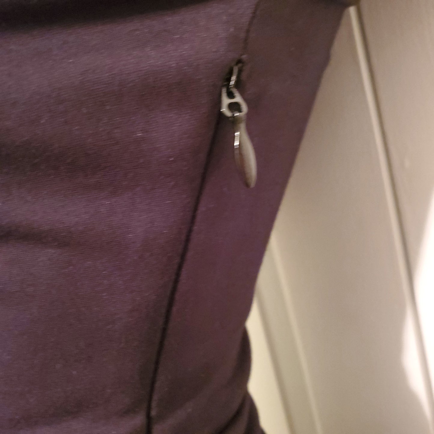 BeBe Black Ruched Dress Size Small