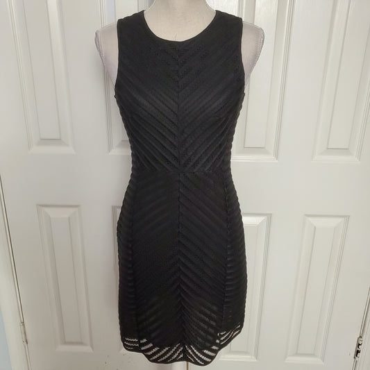 Black Eyelet Lace Dress