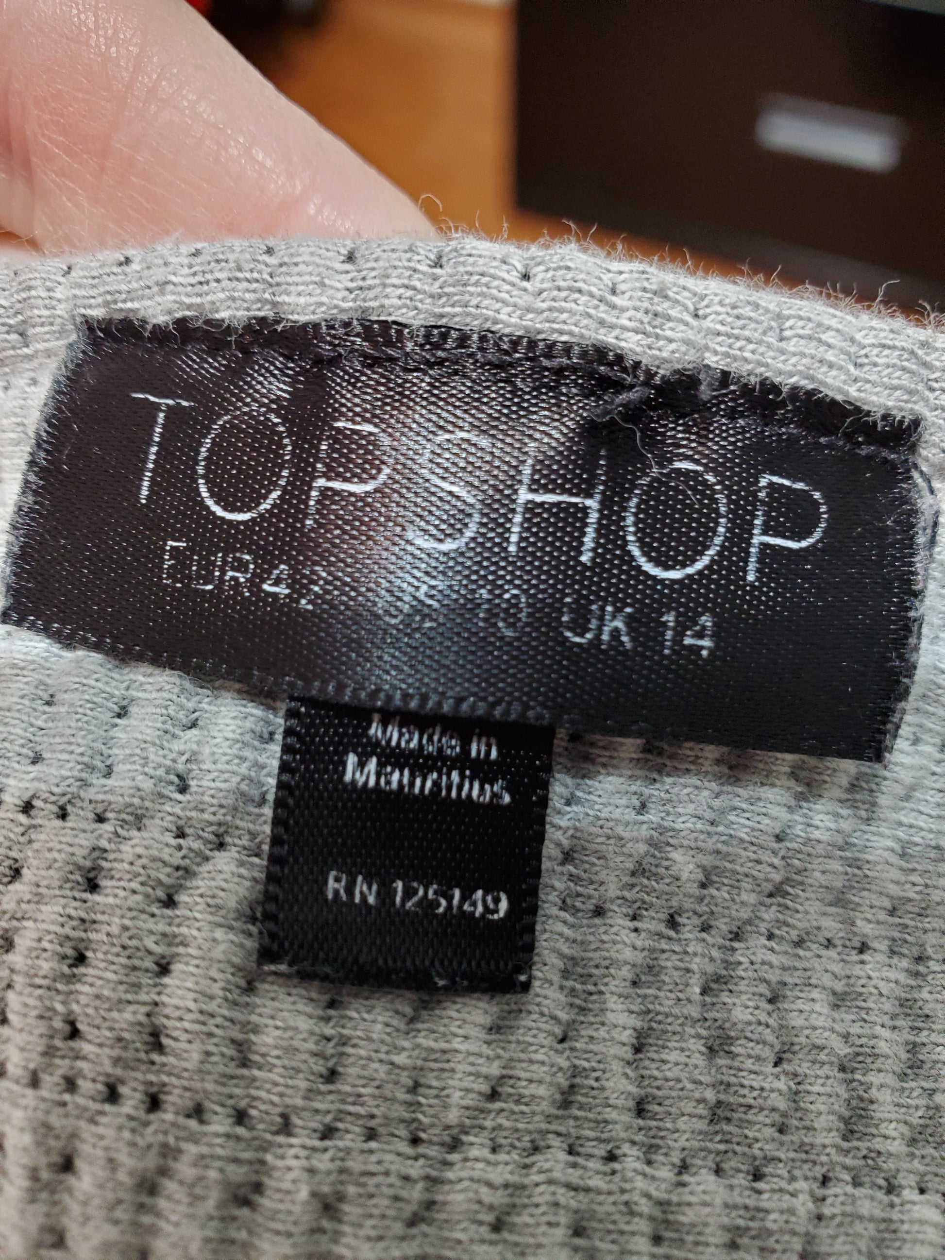 Textured Knit Off Shoulder  Dress Size 10