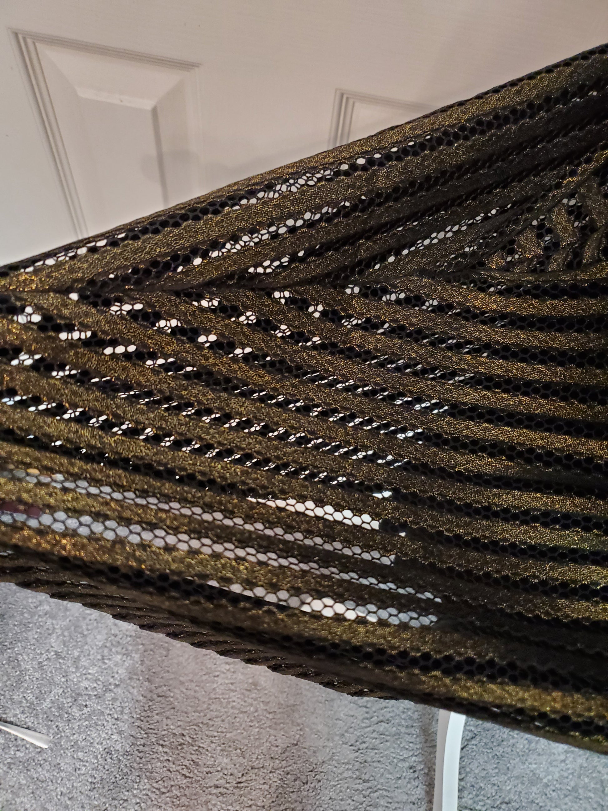 Bronze and Black Fit and Flare Dress Size XS NWT