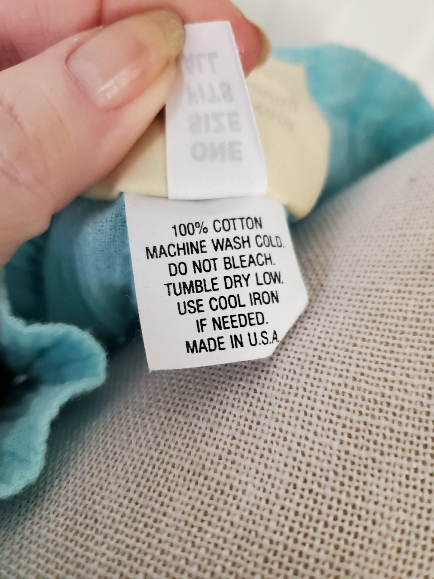 Dreamy Blue 100% Cotton Off Shoulder Top with Split Sleeves