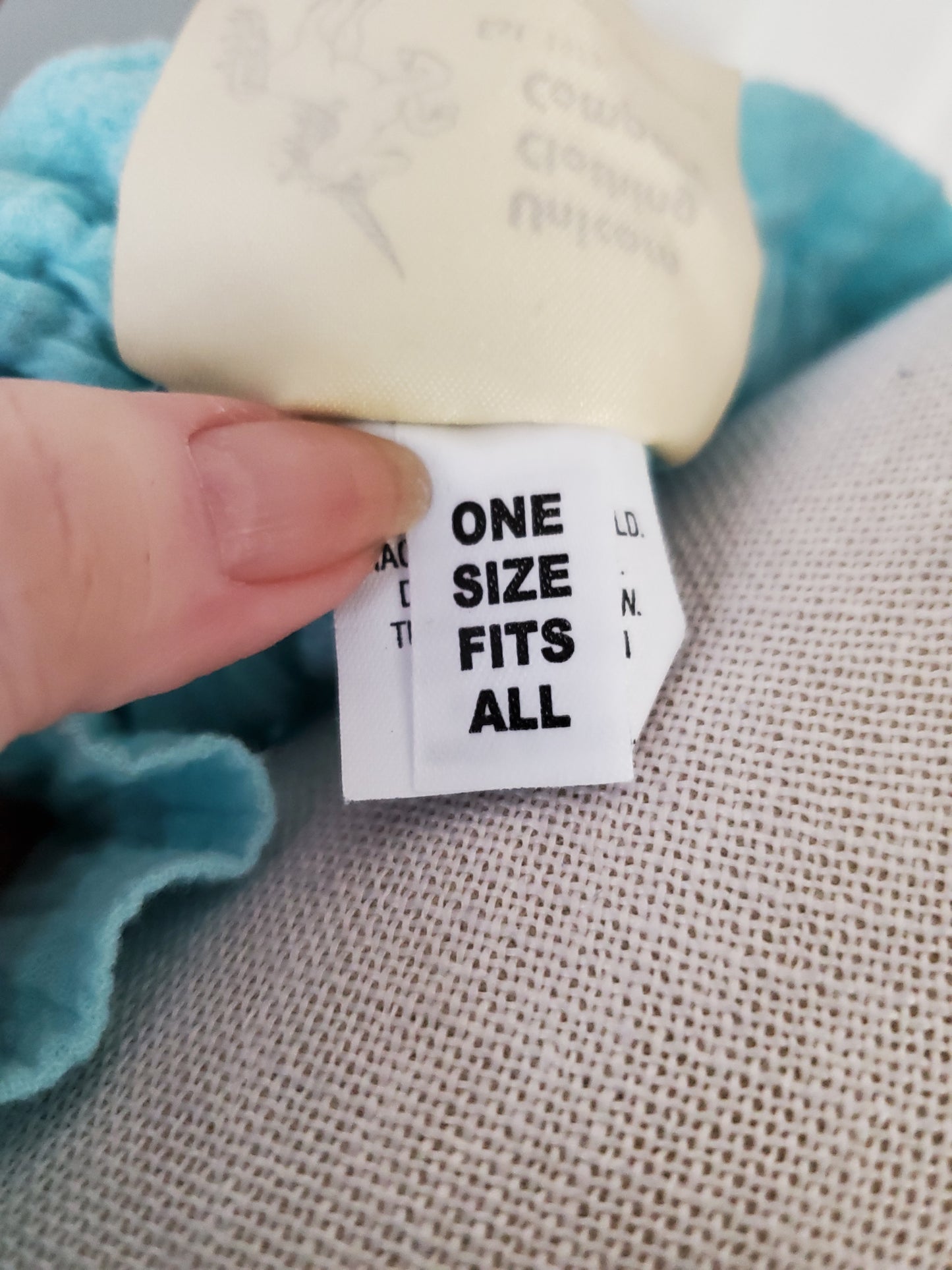 Dreamy Blue 100% Cotton Off Shoulder Top with Split Sleeves