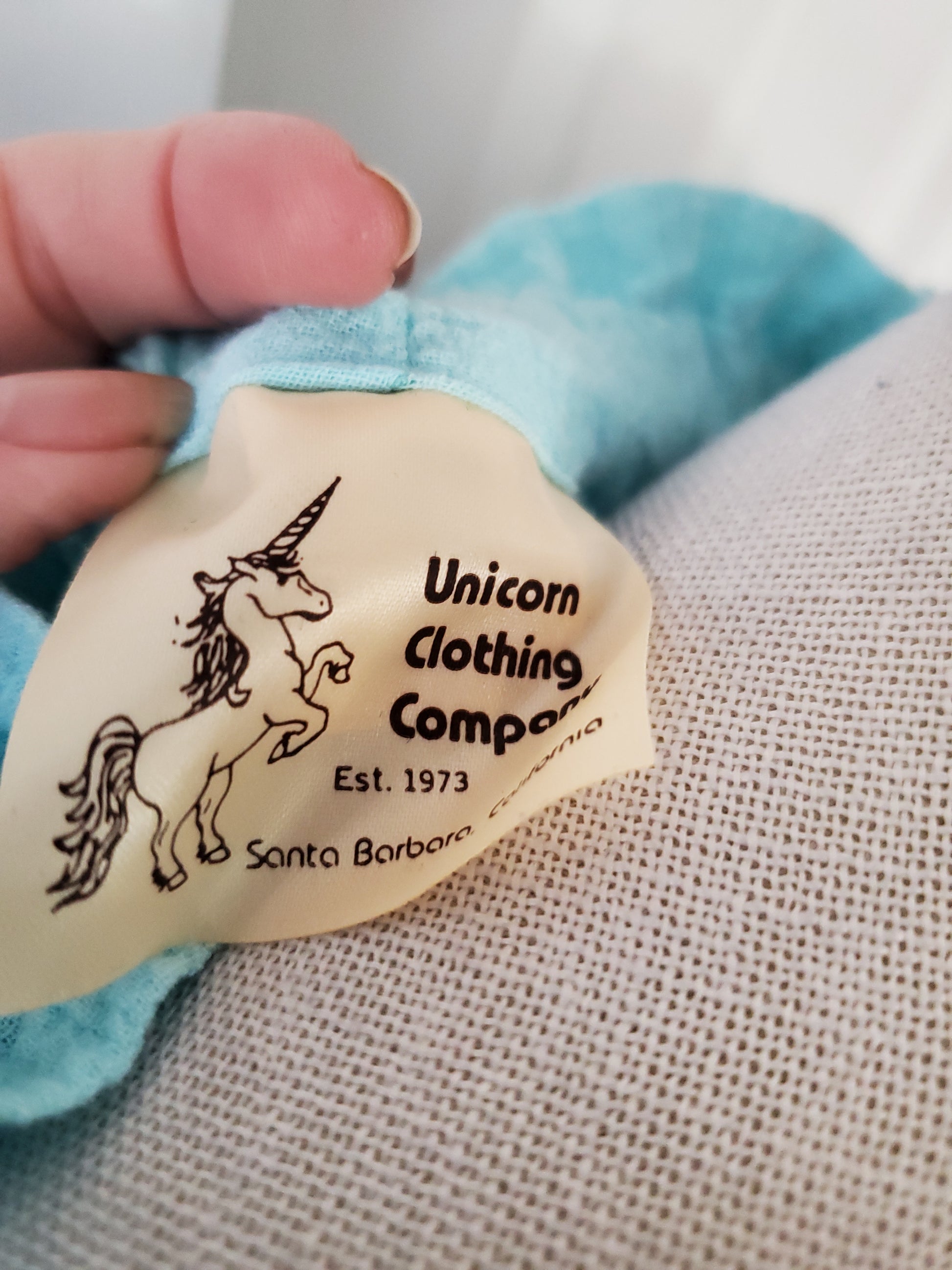 Dreamy Blue 100% Cotton Off Shoulder Top with Split Sleeves