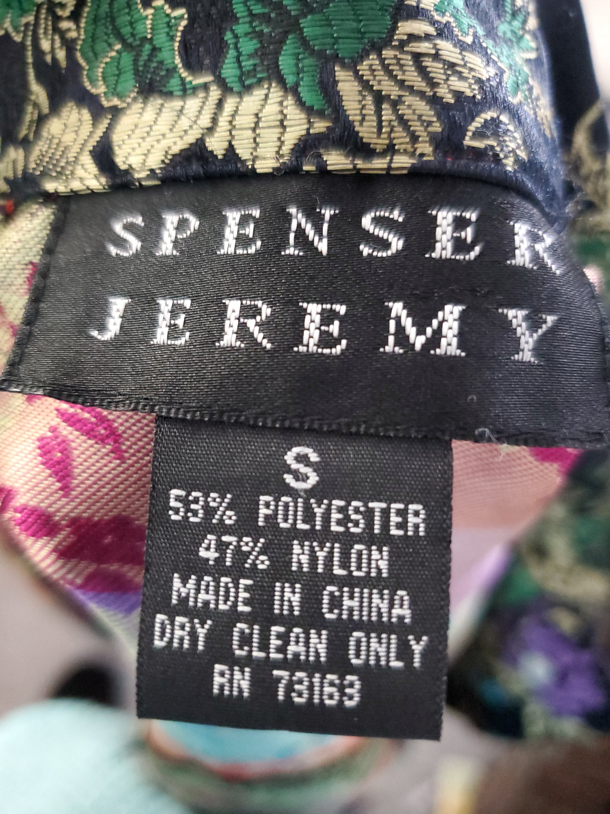 Whimsical Vintage Inspired Embroidered Jacket Size Small