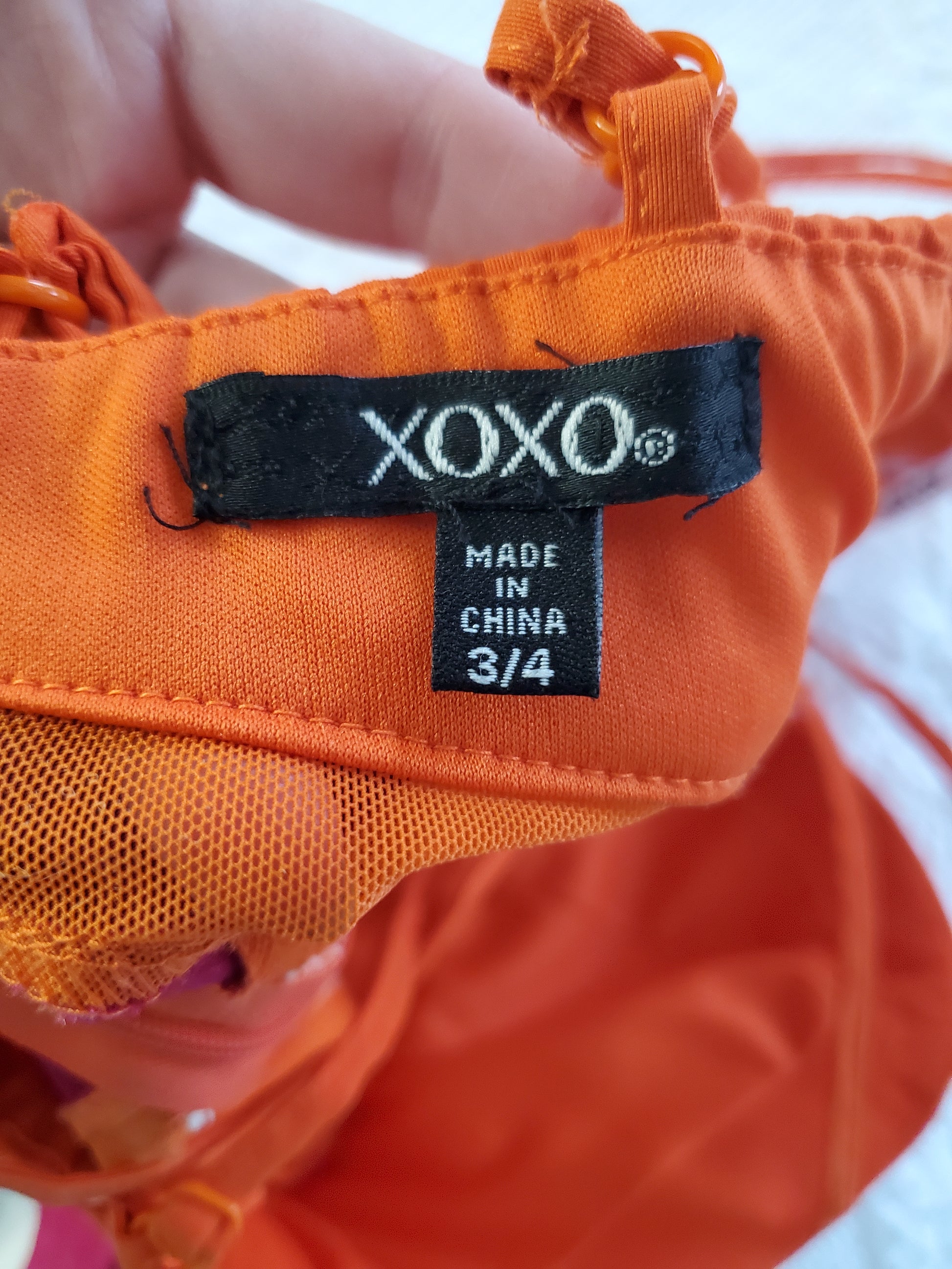 Bodycon Color Blocked Dress by  XOXO Size Small