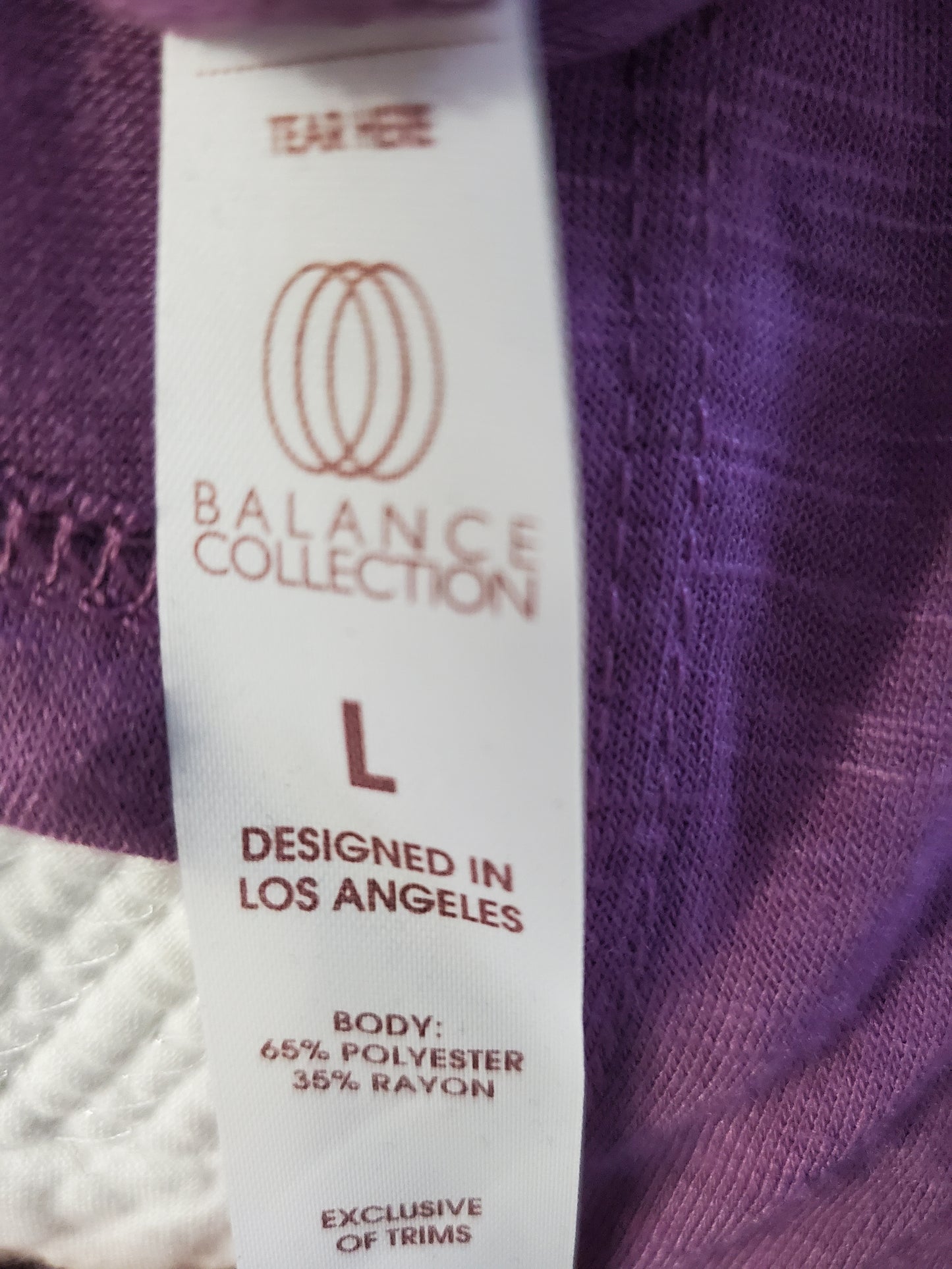 Split Back Flowing Sleeveless Top Size Large