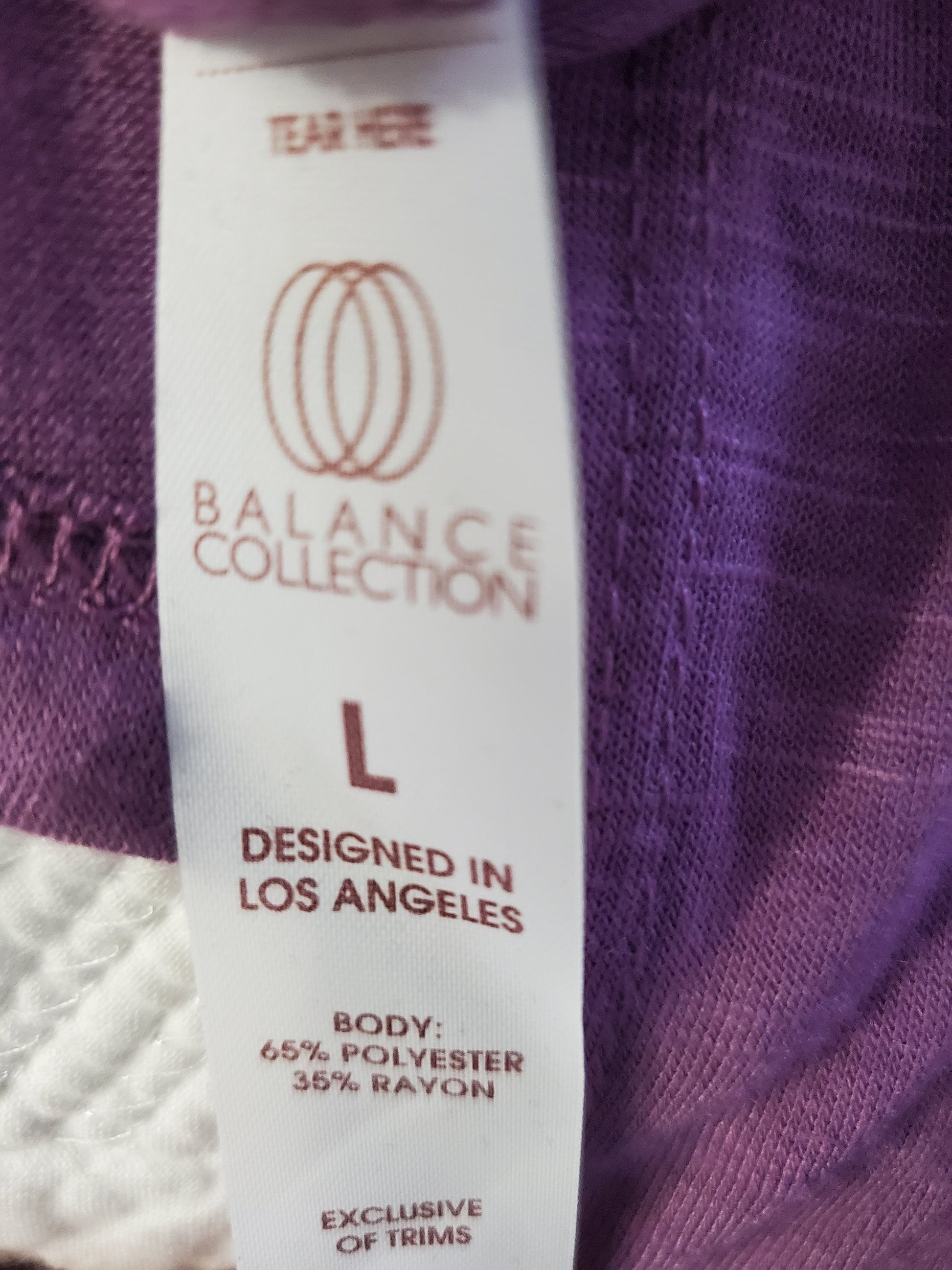 Split Back Flowing Sleeveless Top Size Large