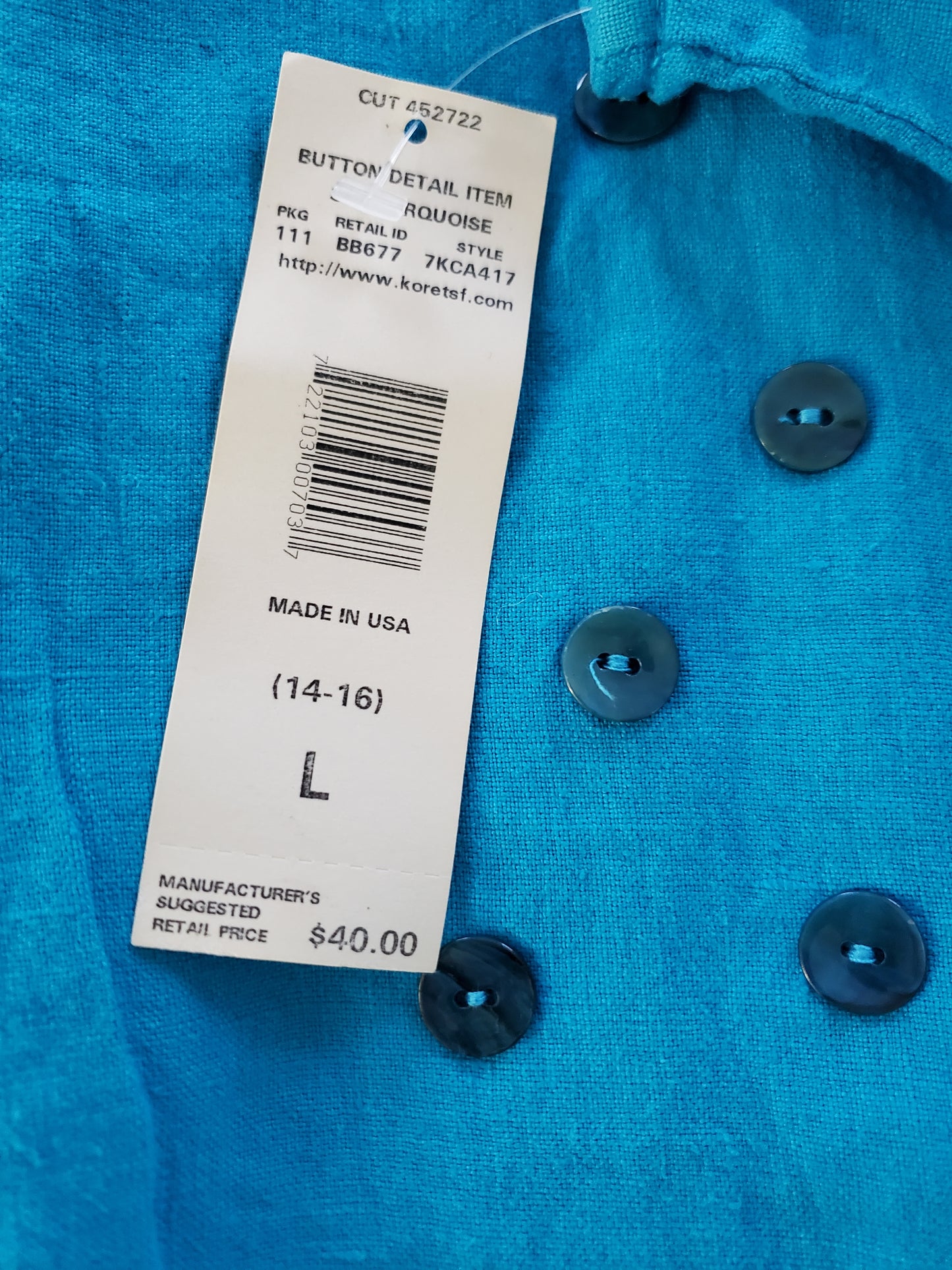 Sleeveless Summer Tops Size Large