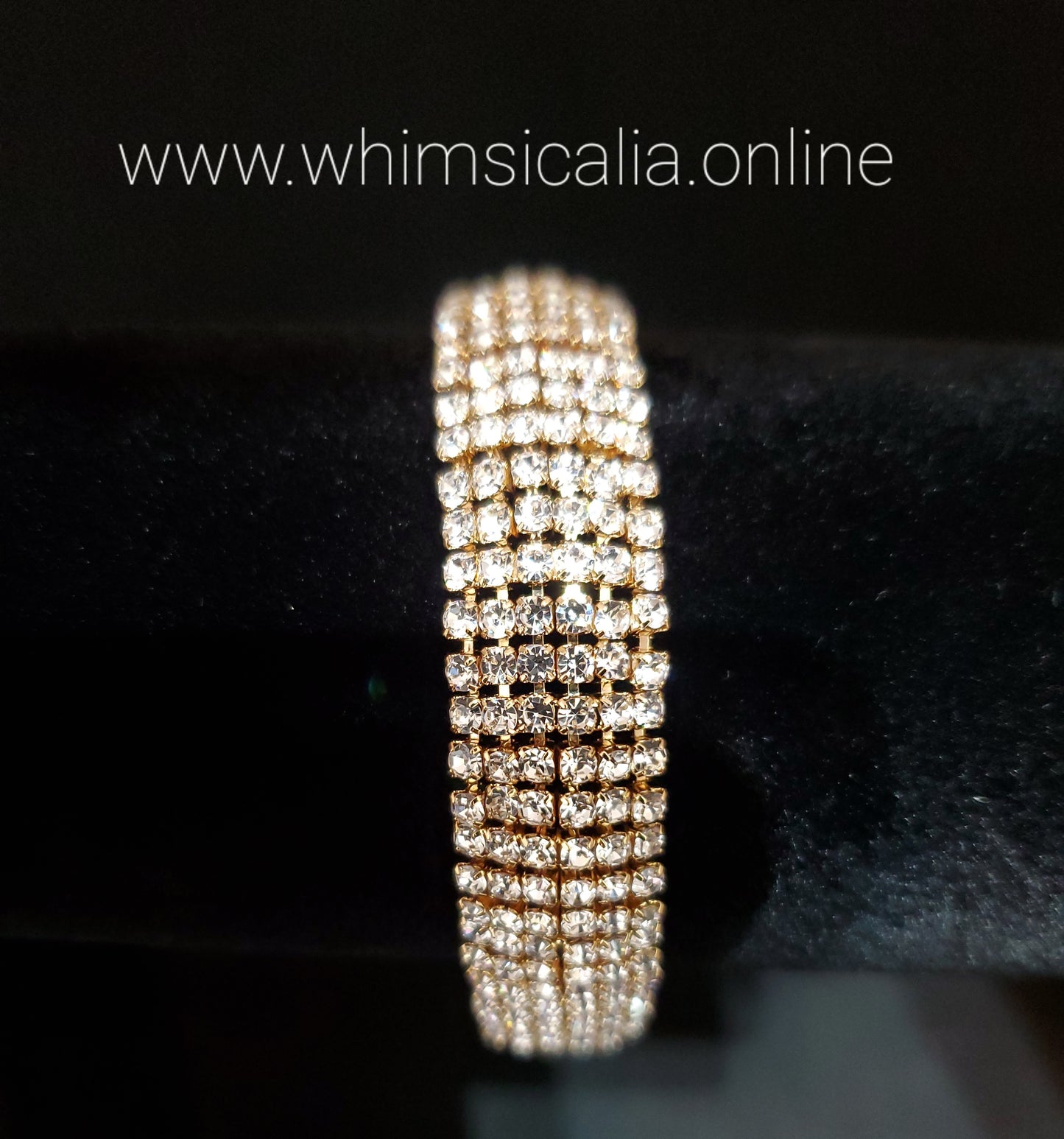Moissanite Mesh Bracelet