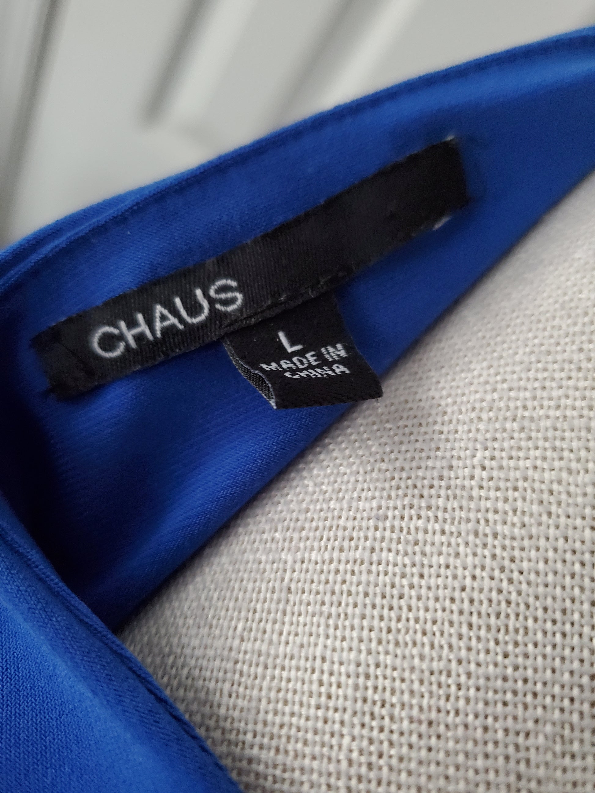 Ladies Color Blocked Sleeveless Top Size Large