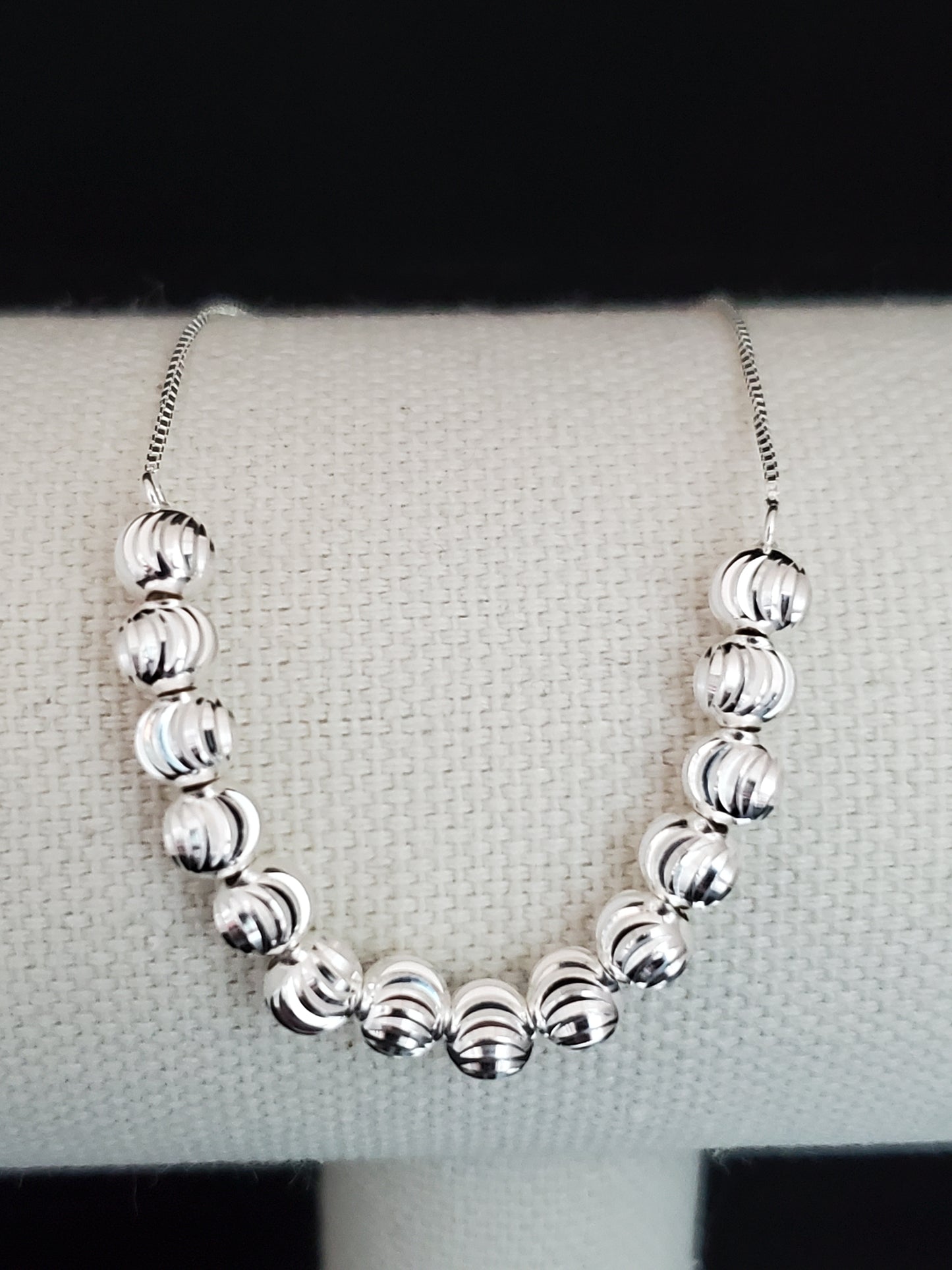 Bolo Bracelet in Sterling Silver 3.16 Grams