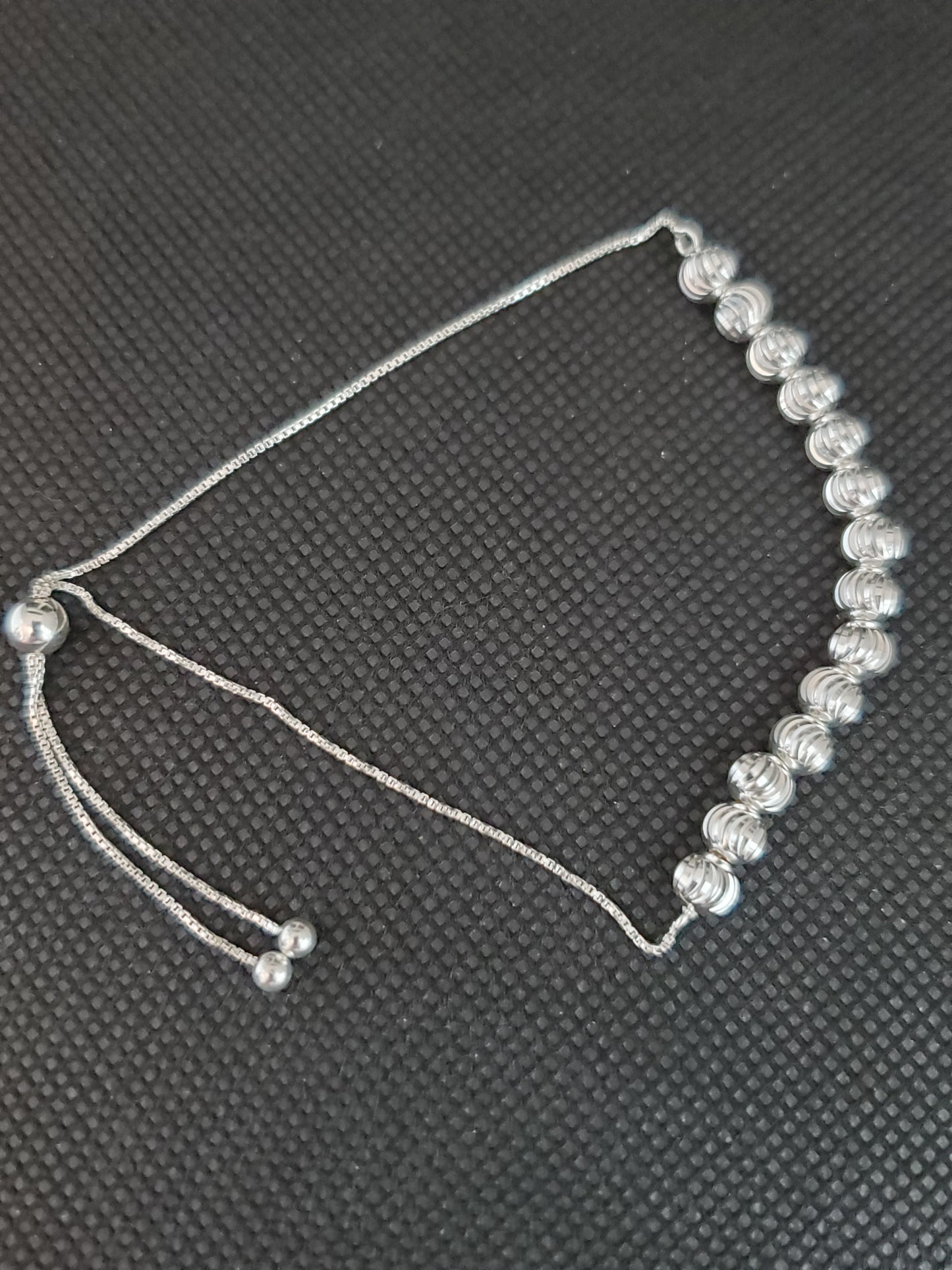 Bolo Bracelet in Sterling Silver 3.16 Grams
