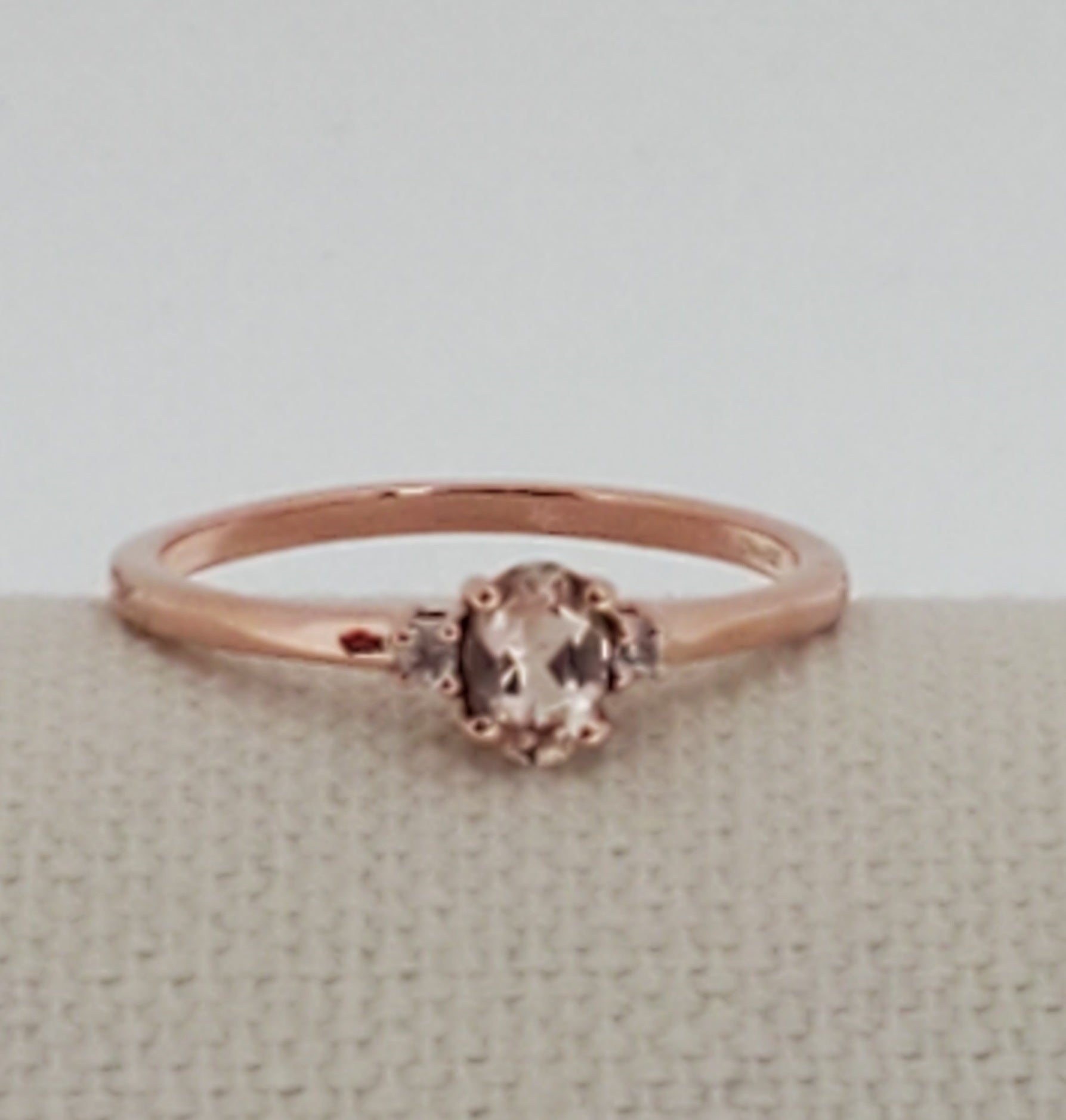 Premium Marropino Morganite Ring Size 9