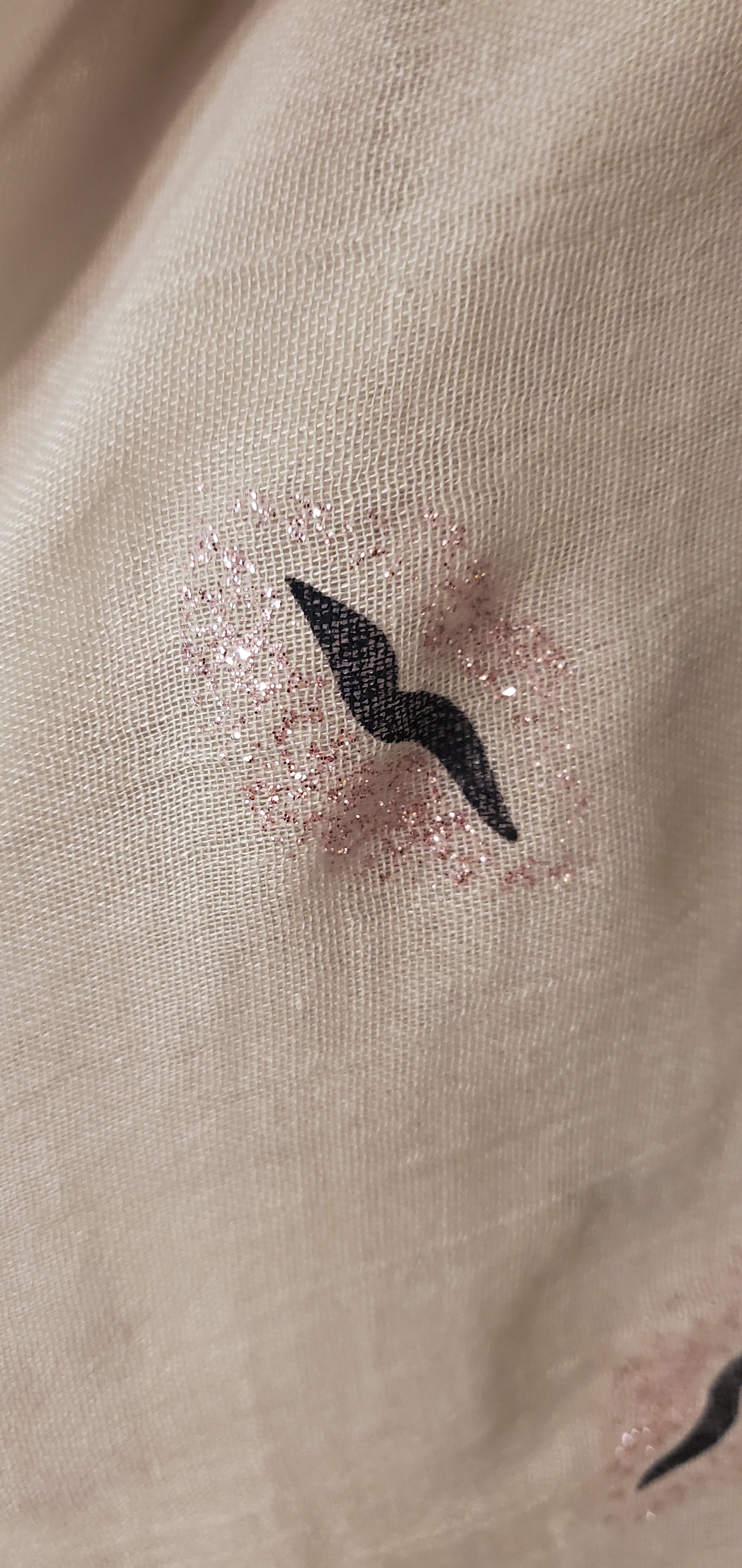 Grey Feather Print Pattern Scarf Cotton and Viscose