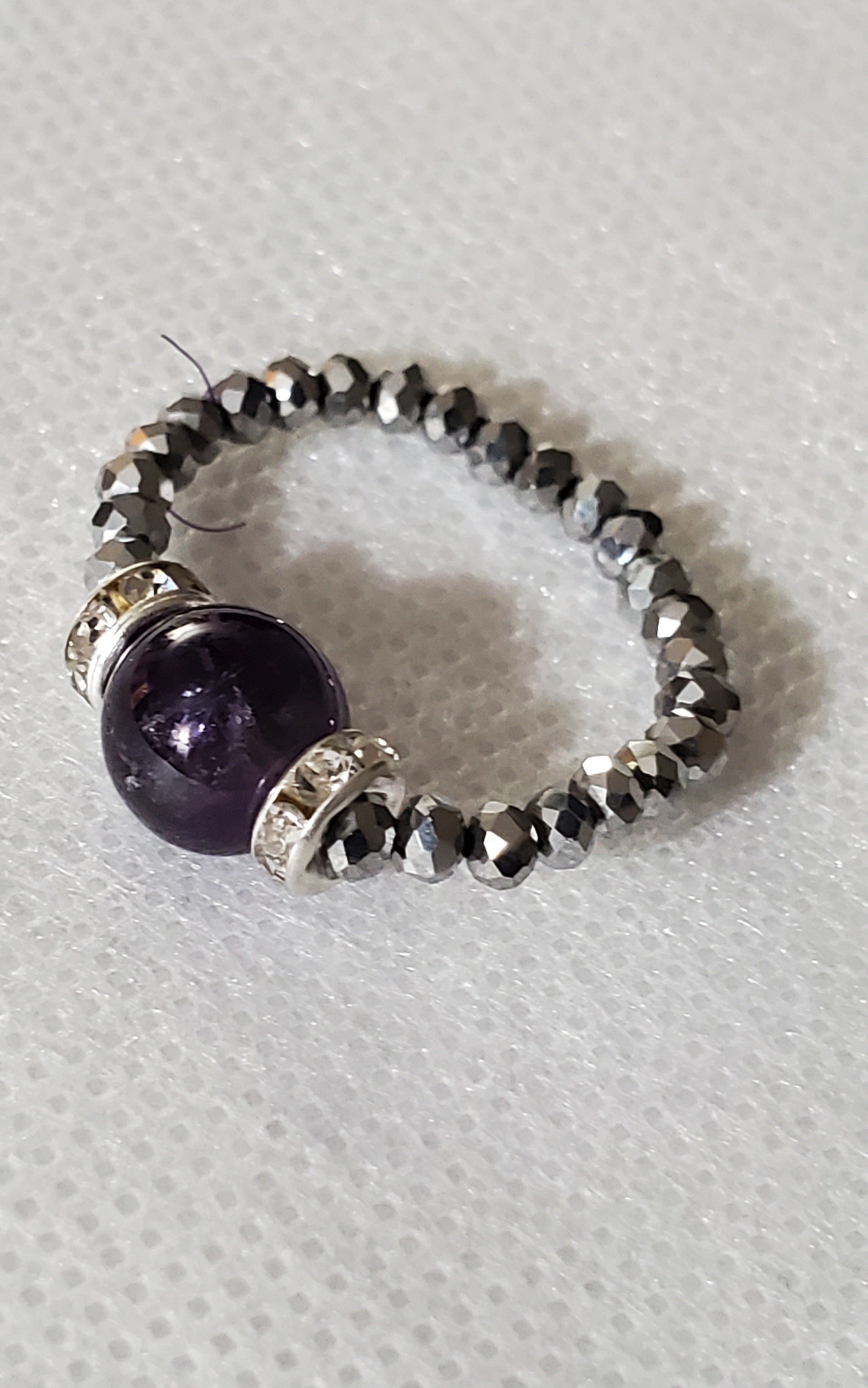 5 Multi Gemstone Stretch Rings