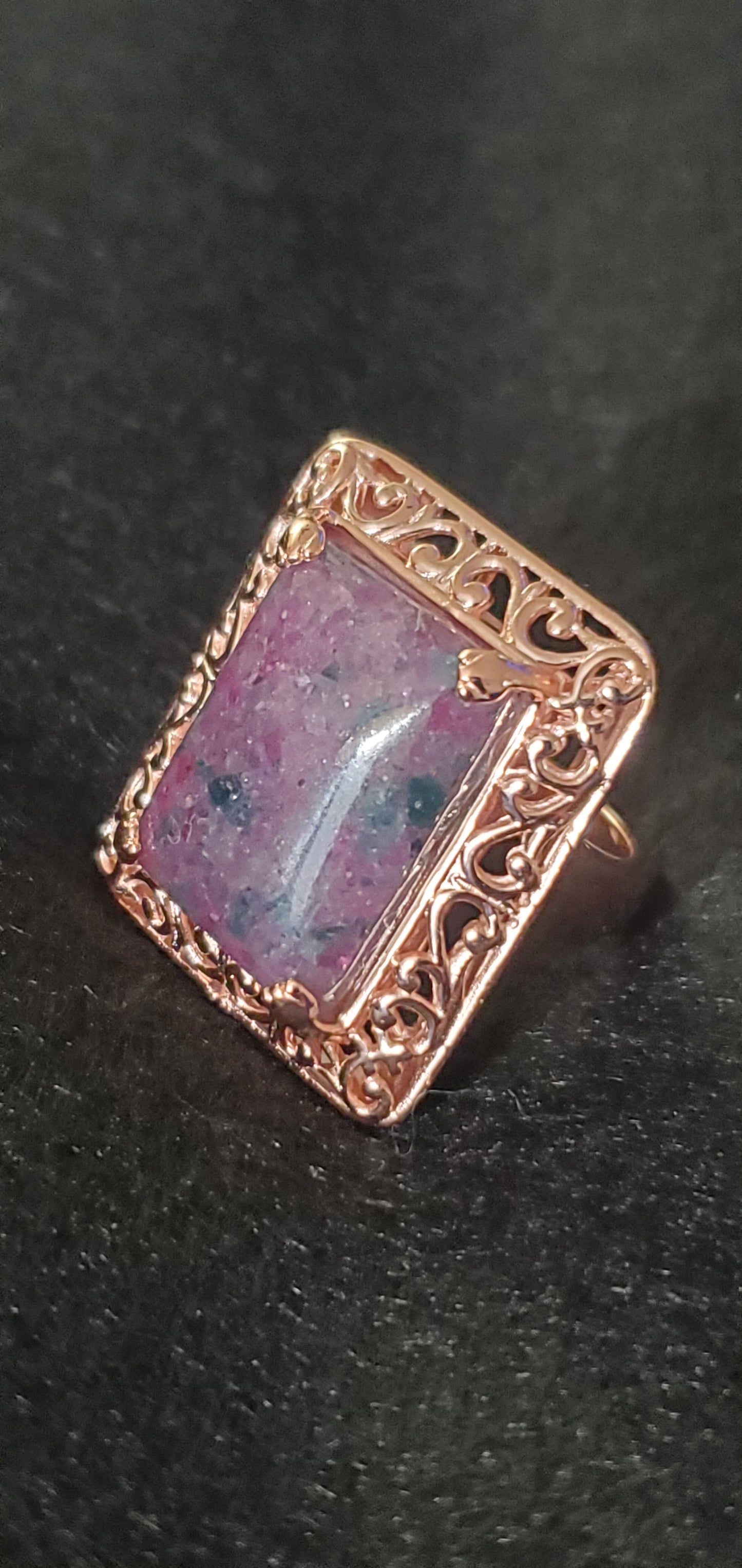 Ruby Grandidierite Matrix Size 7, 8, 9