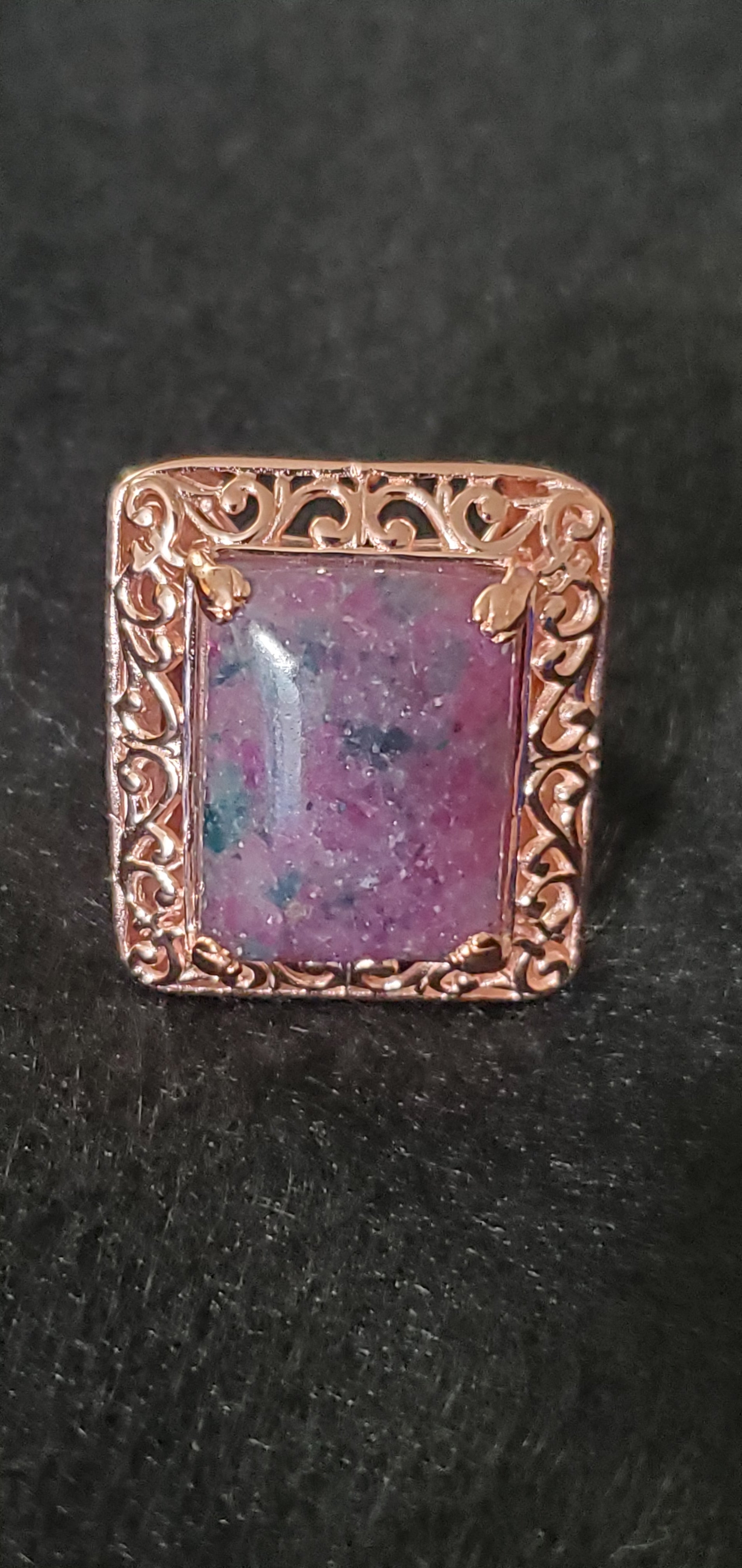 Ruby Grandidierite Matrix Size 7, 8, 9