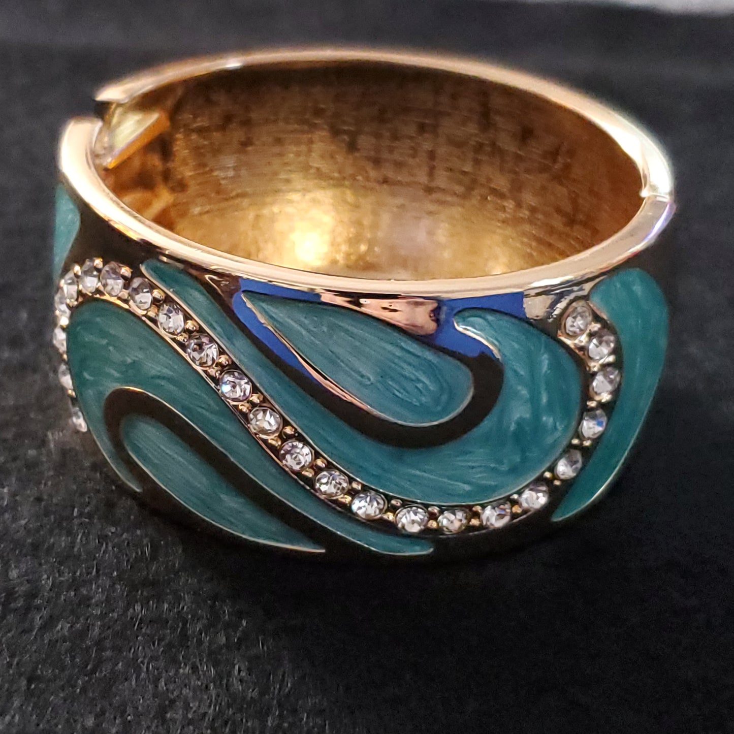 Ocean Swirl Enamel Bracelet