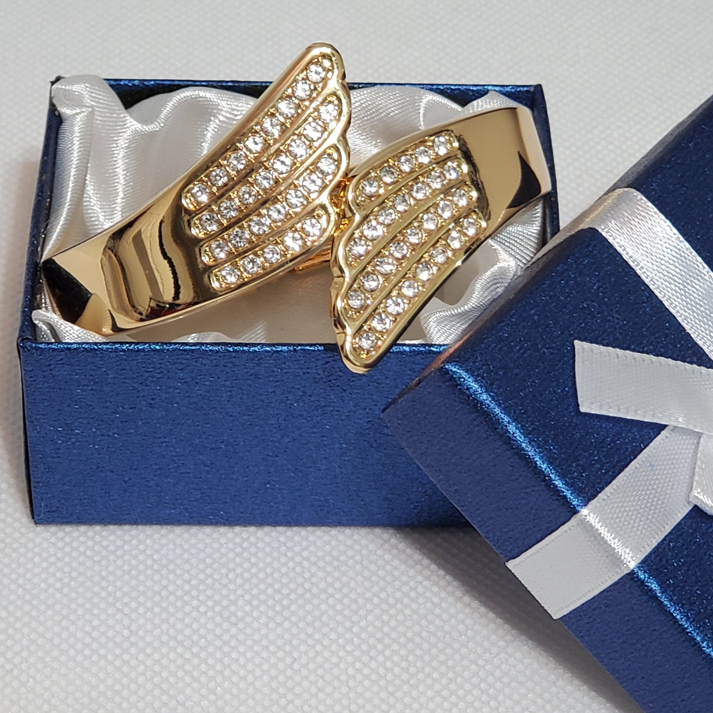 Angel's Wings Cuff Bracelet Gold, Silver, Rose Gold