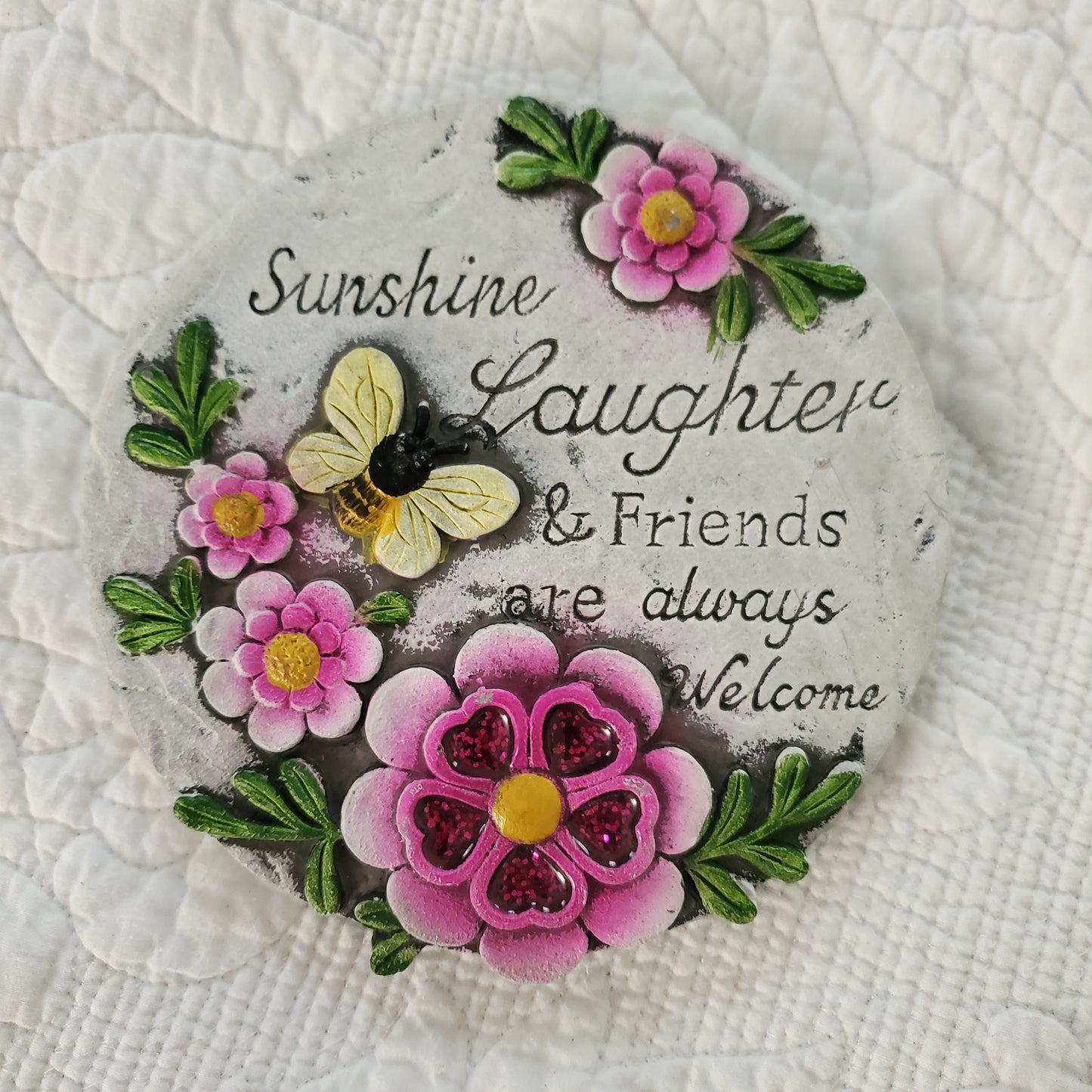 Set of 4 Garden Decor/ Stepping Stones