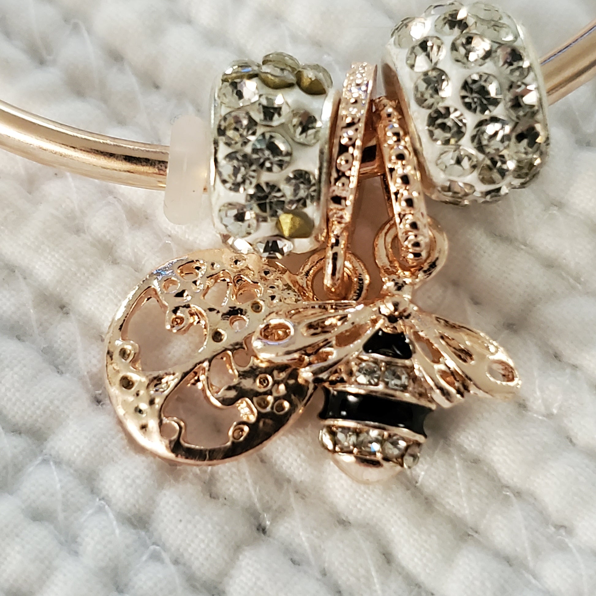 Bali Tree of Life Busy Bee Bangle Bracelet