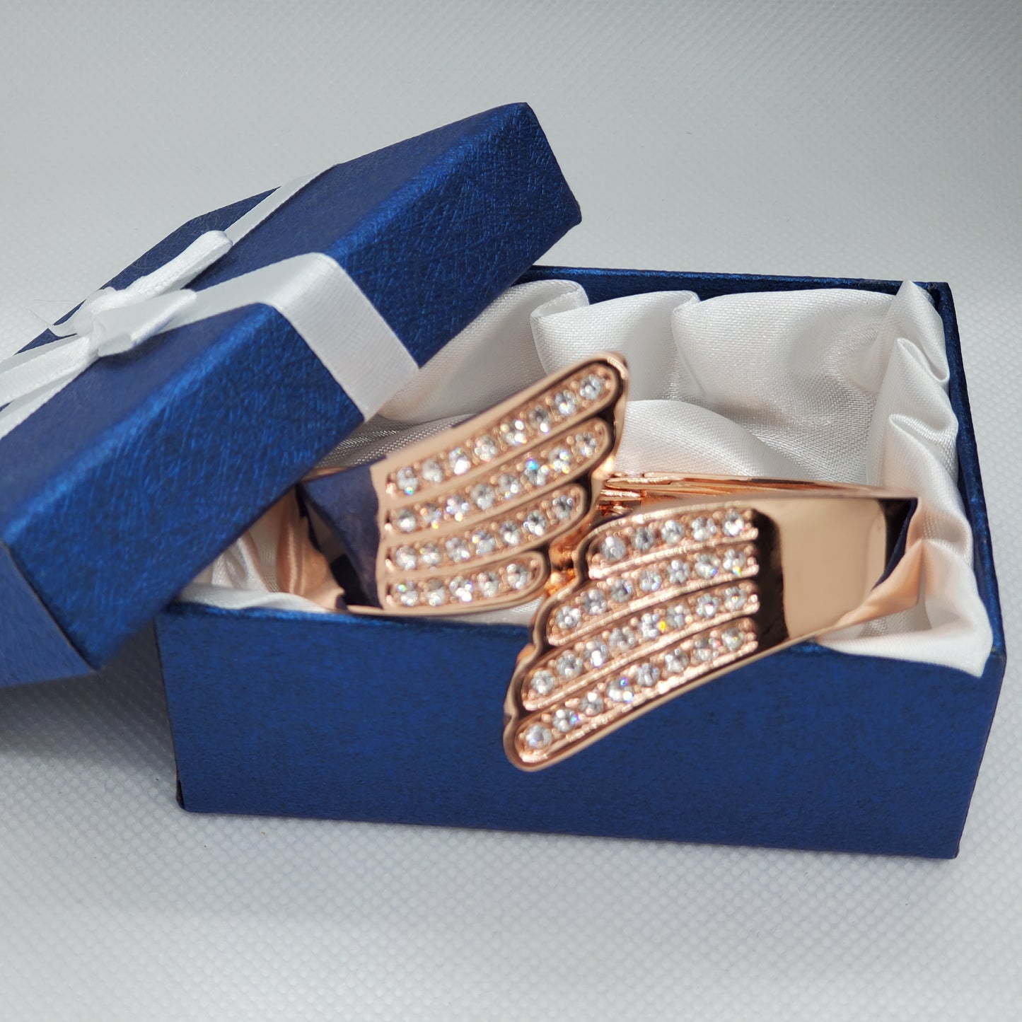 Angel's Wings Cuff Bracelet Gold, Silver, Rose Gold