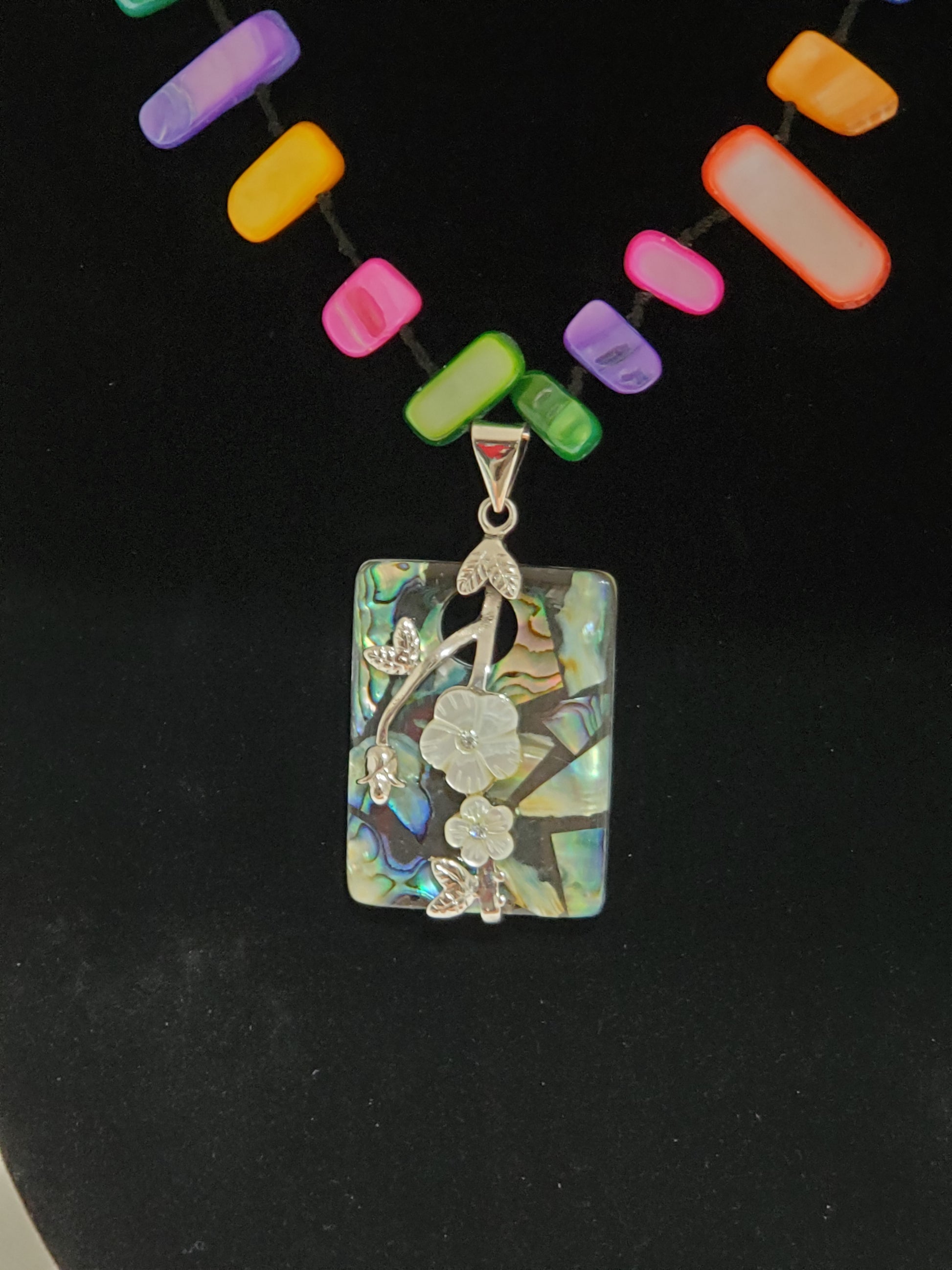 Matinee Abalone Shell Necklace