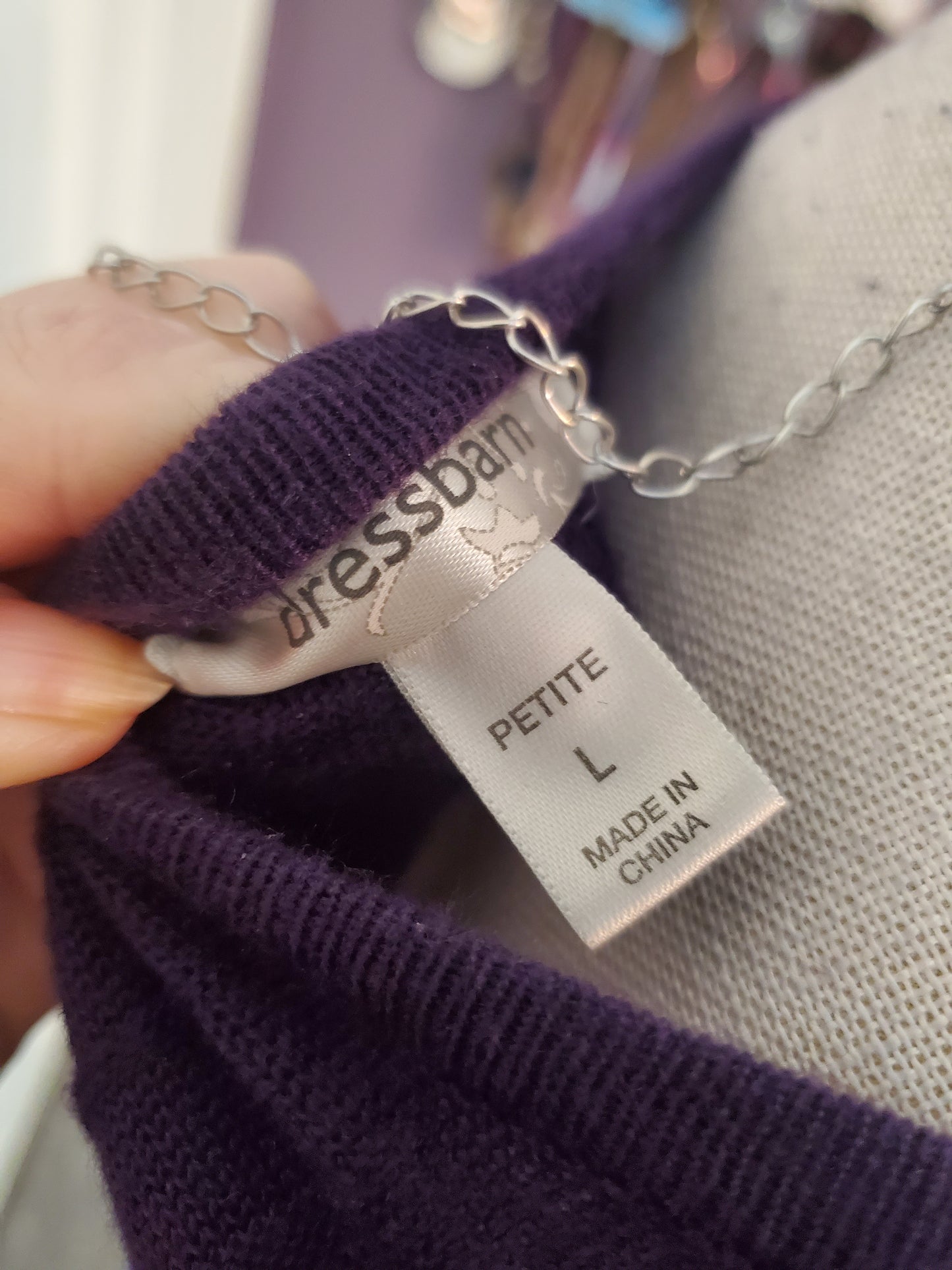 Scoop Neck Swing Sweater Dress Size PL