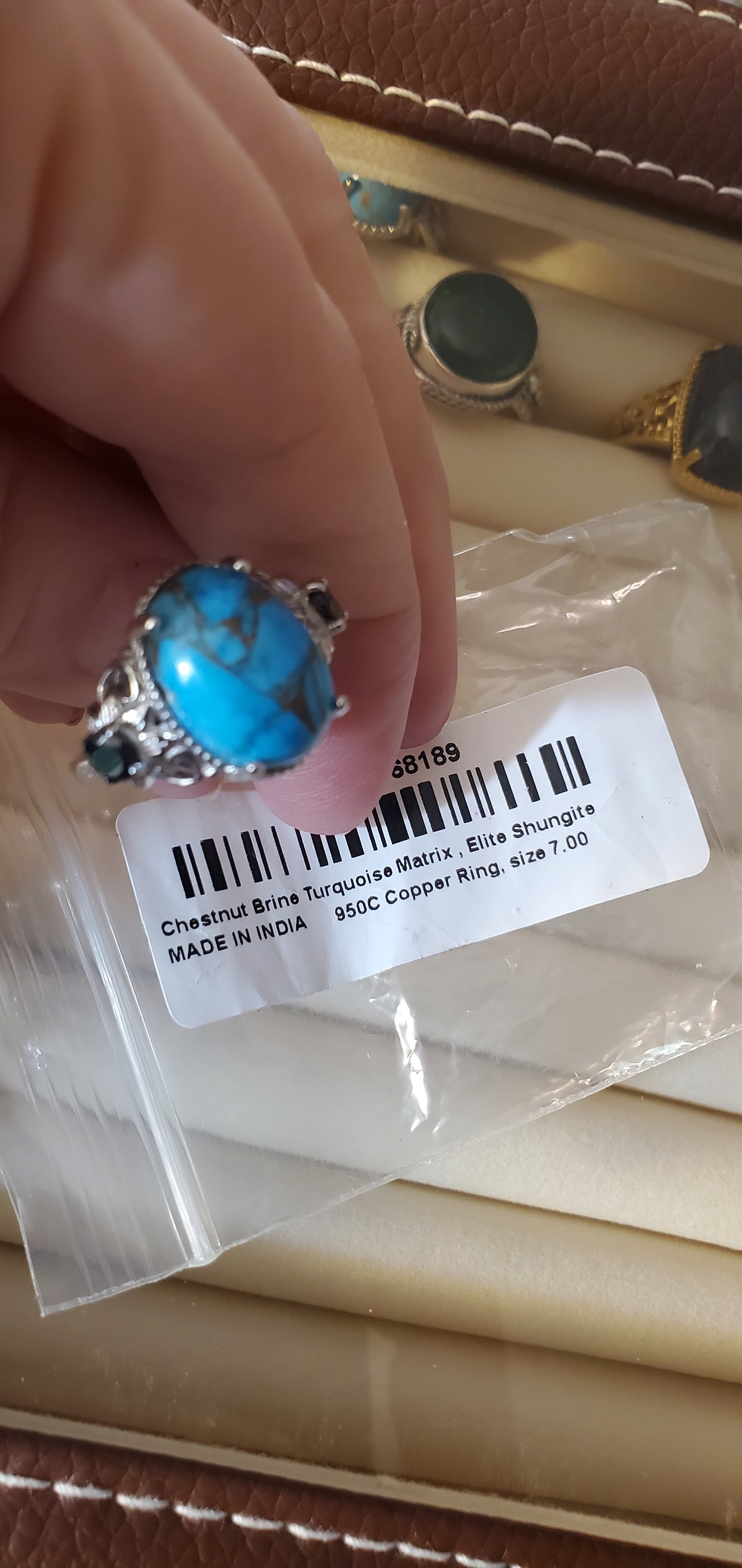 Blue Mojave Turquoise Ring Size 6